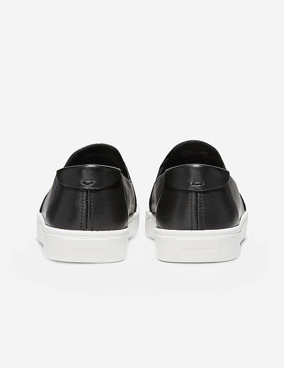 Buy Cole Haan Black GrandPrø Spectator Slip On Shoes - NNNOW.com