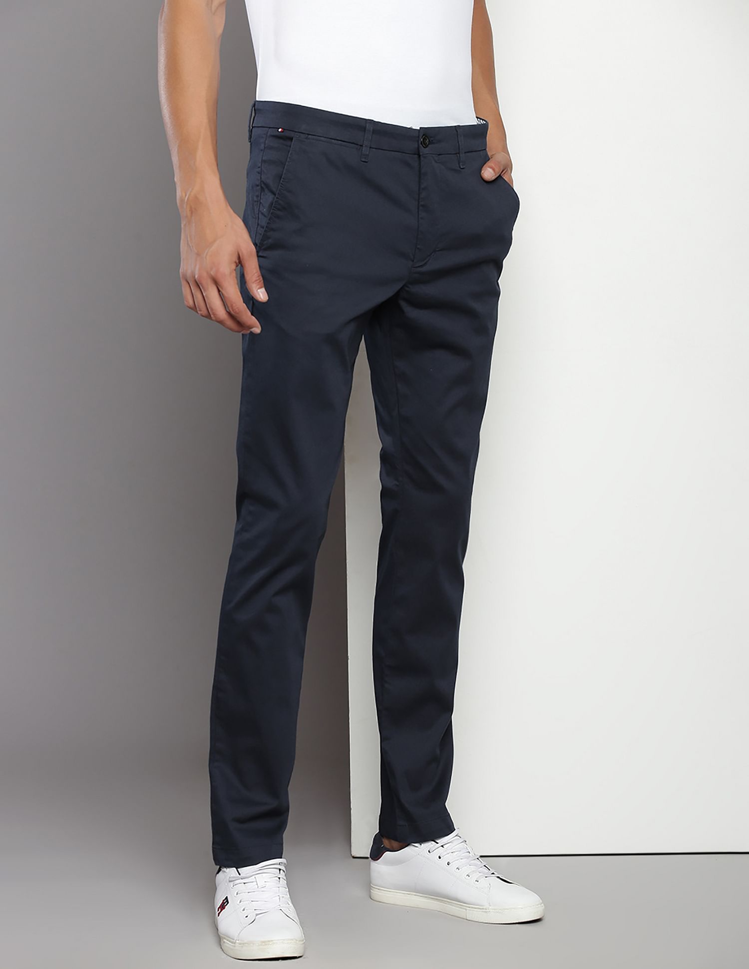 Buy Tommy Hilfiger Bleecker Slim Fit Structure Trousers NNNOW