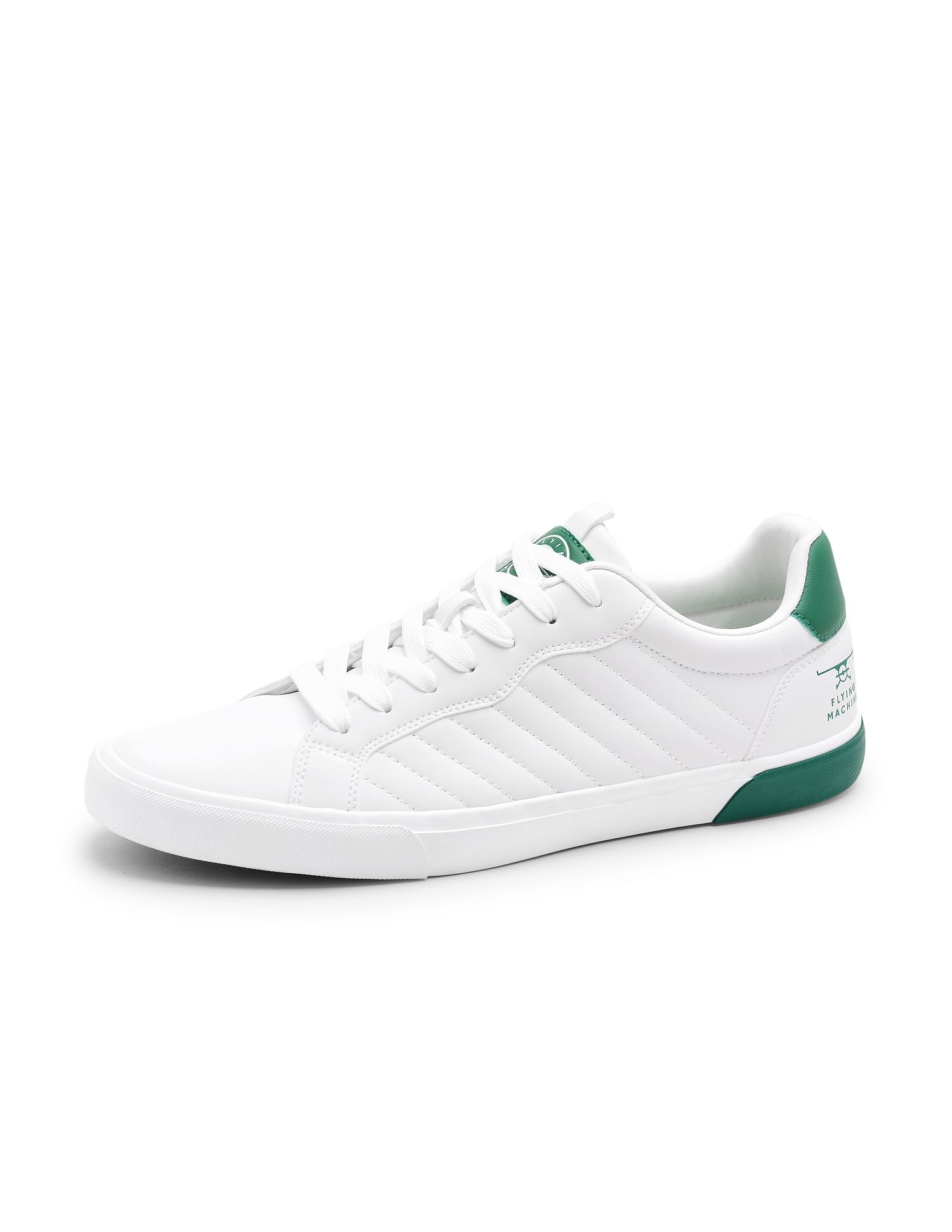 Flying Machine Men Round Toe Lace Up Bruins Sneakers