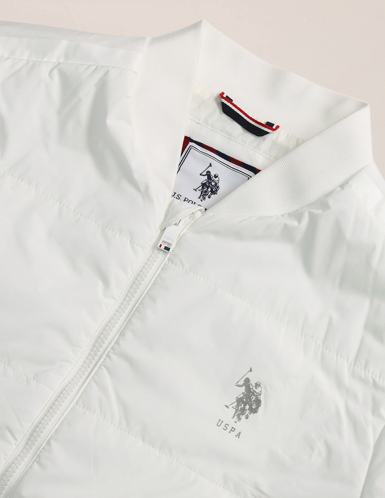 U.S. Polo Assn. Regular Fit Solid Bomber Jacket