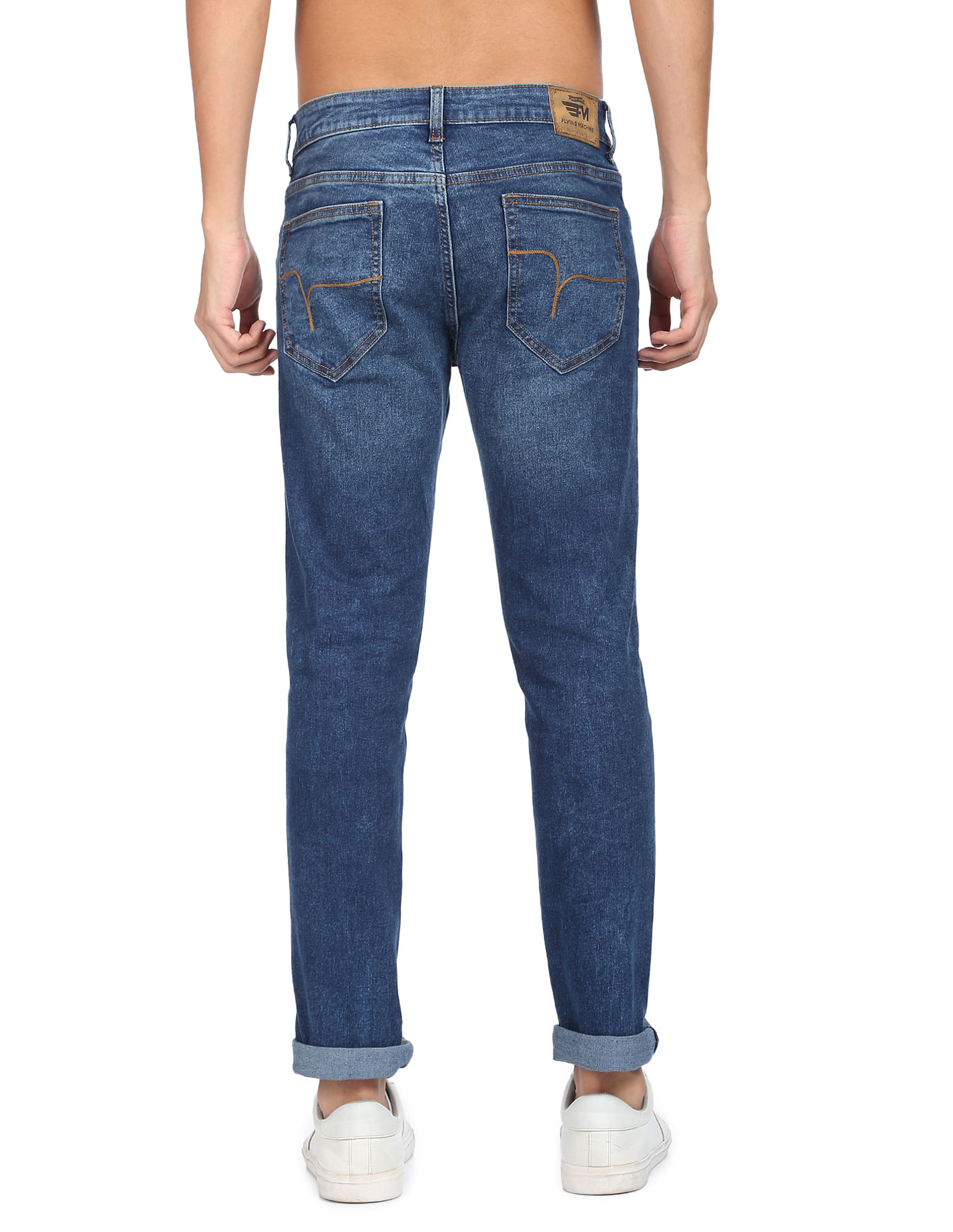 Flying Machine Stone Wash Jackson Skinny Fit Jeans