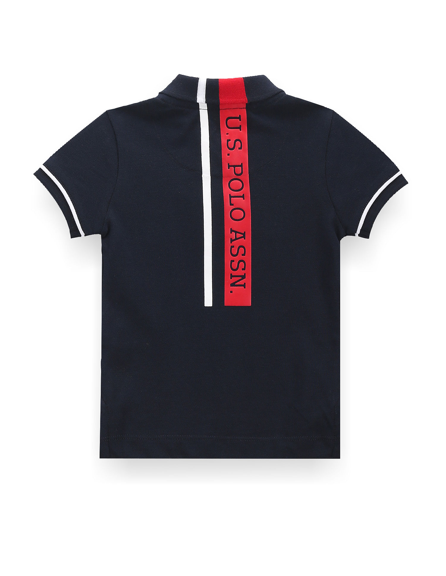 U.S. Polo Assn. Kids Boys Contrast Piping Polo Shirt