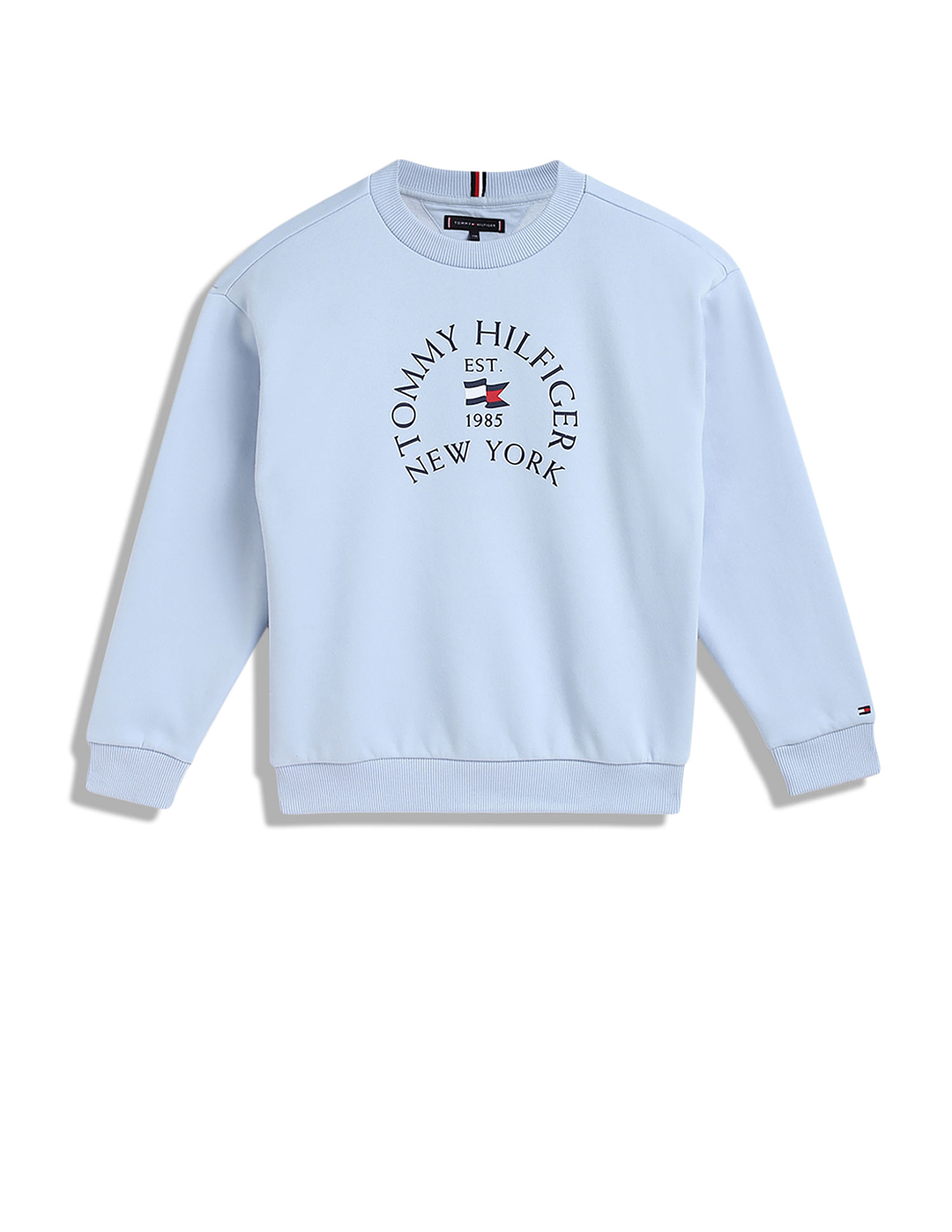 Tommy Hilfiger Kids Boys Nautical Arch Print Fleece Sweatshirt