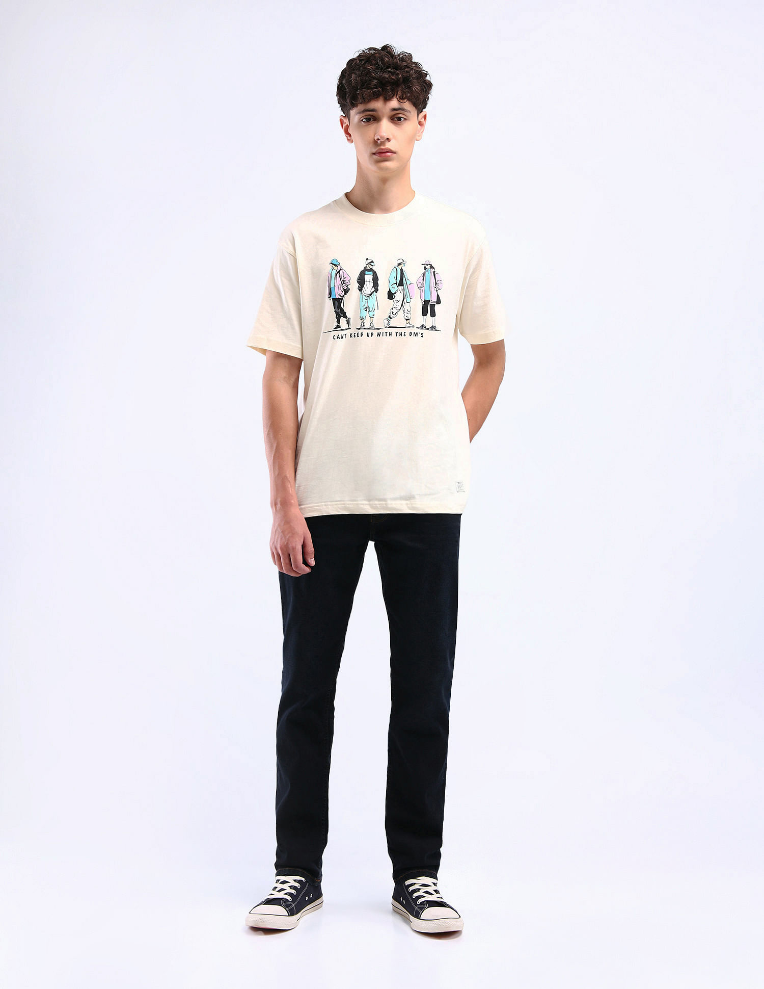Flying Machine Mid Rise Freddie Slim Straight Fit Jeans