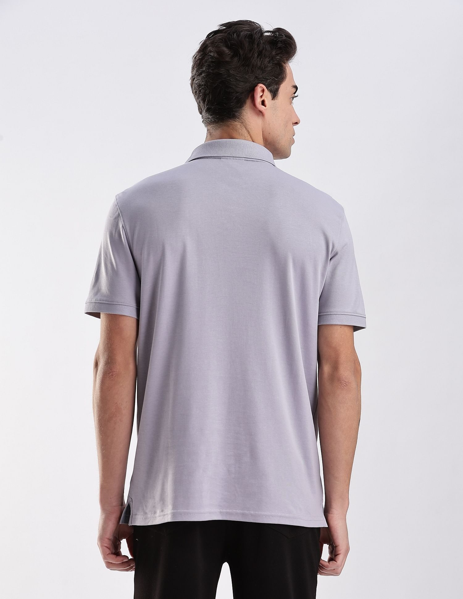 Calvin Klein Jeans Regular-Fit Solid Cotton Polo Shirt
