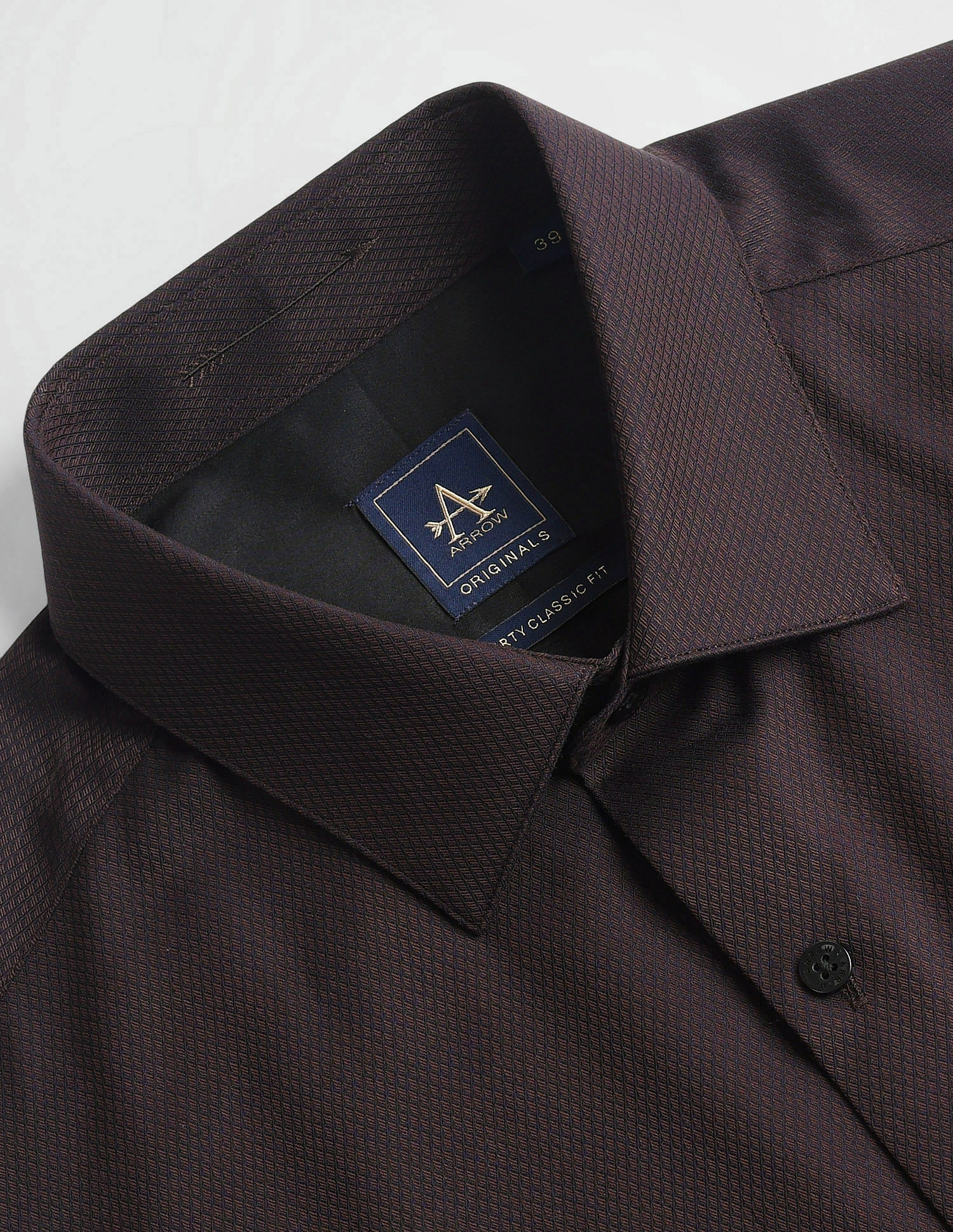 Arrow Geometric Patterned Liberty Classic Fit Shirt