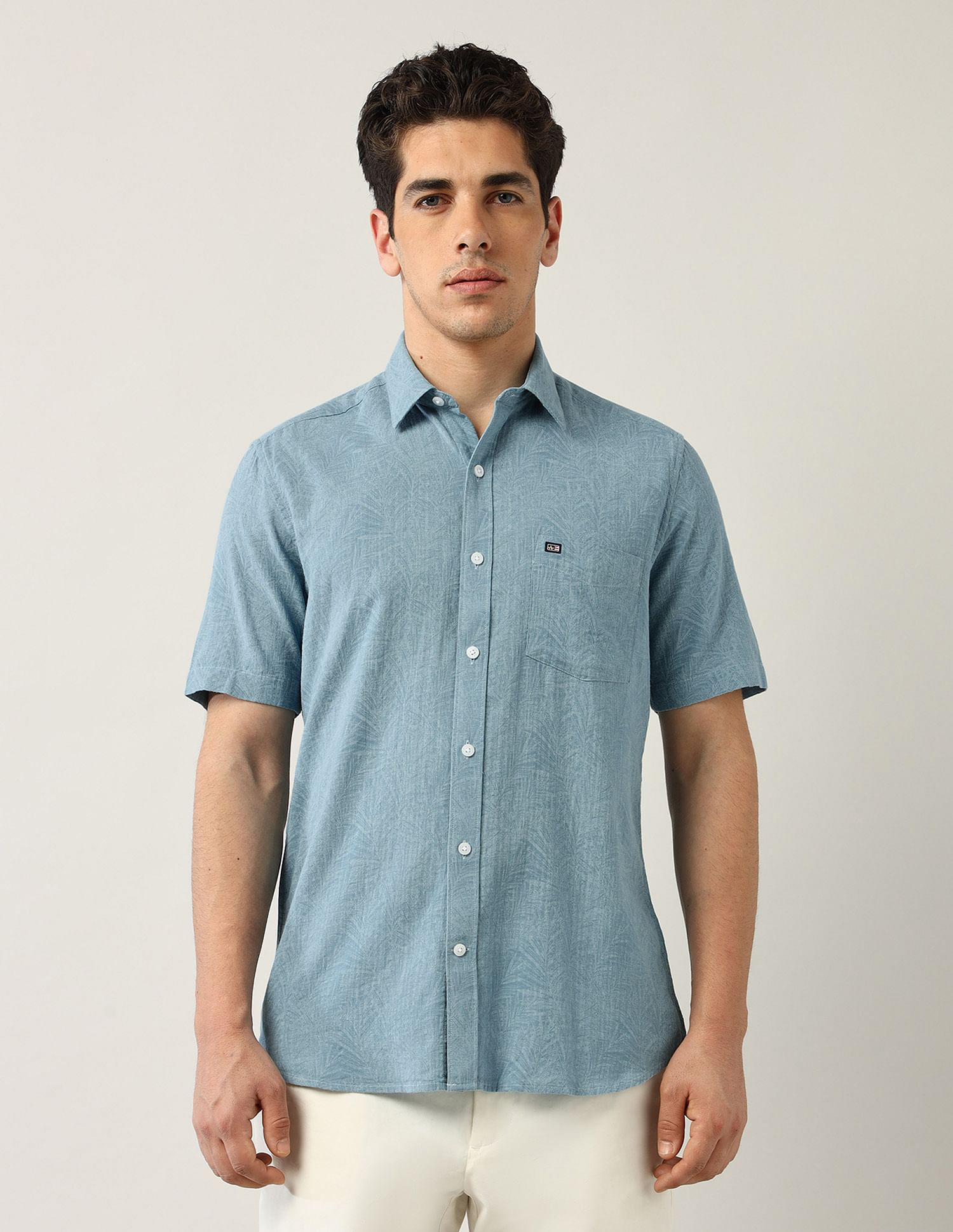 Arrow Sport Abstract Printed Regular Fit Shirt