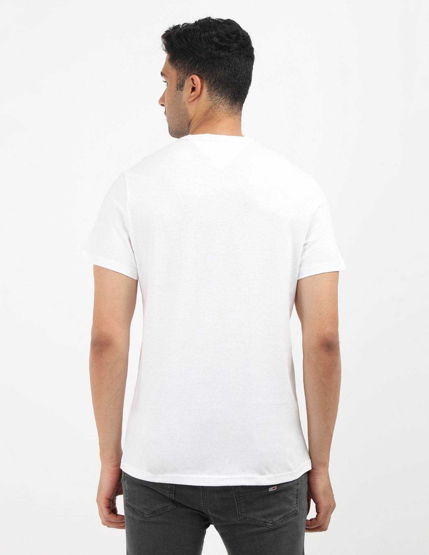 Tommy Hilfiger Slim Fit Solid Cotton T-Shirt