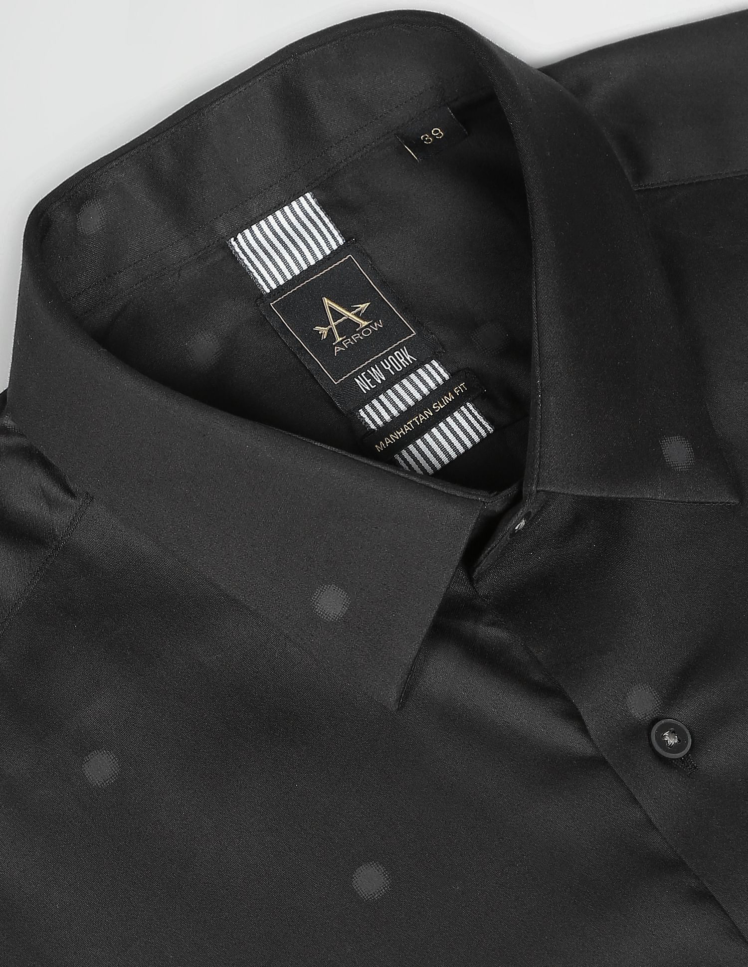 Arrow Newyork Geometric Print Manhattan Slim Fit Shirt