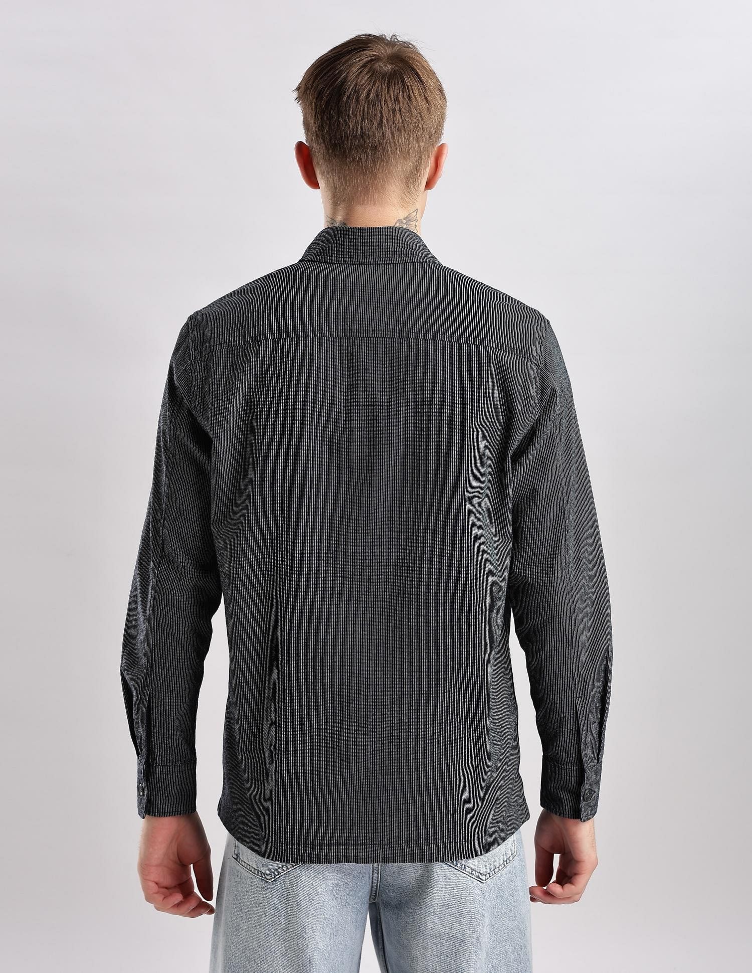 Calvin Klein Jeans Pinstripes Regular Fit Plain Woven Shirt