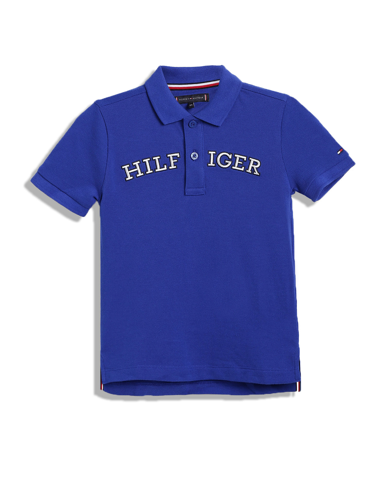 Tommy Hilfiger Kids Boys Embroidered Logo Polo Shirt