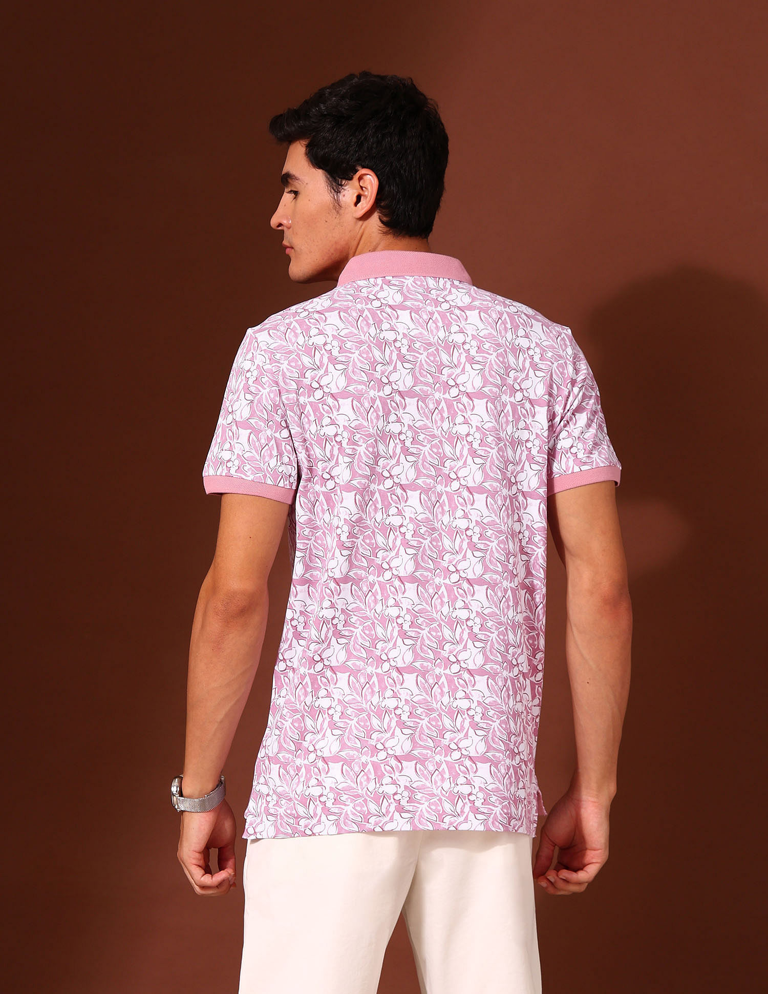 U.S. Polo Assn. Floral Printed Working Holiday Polo Shirt