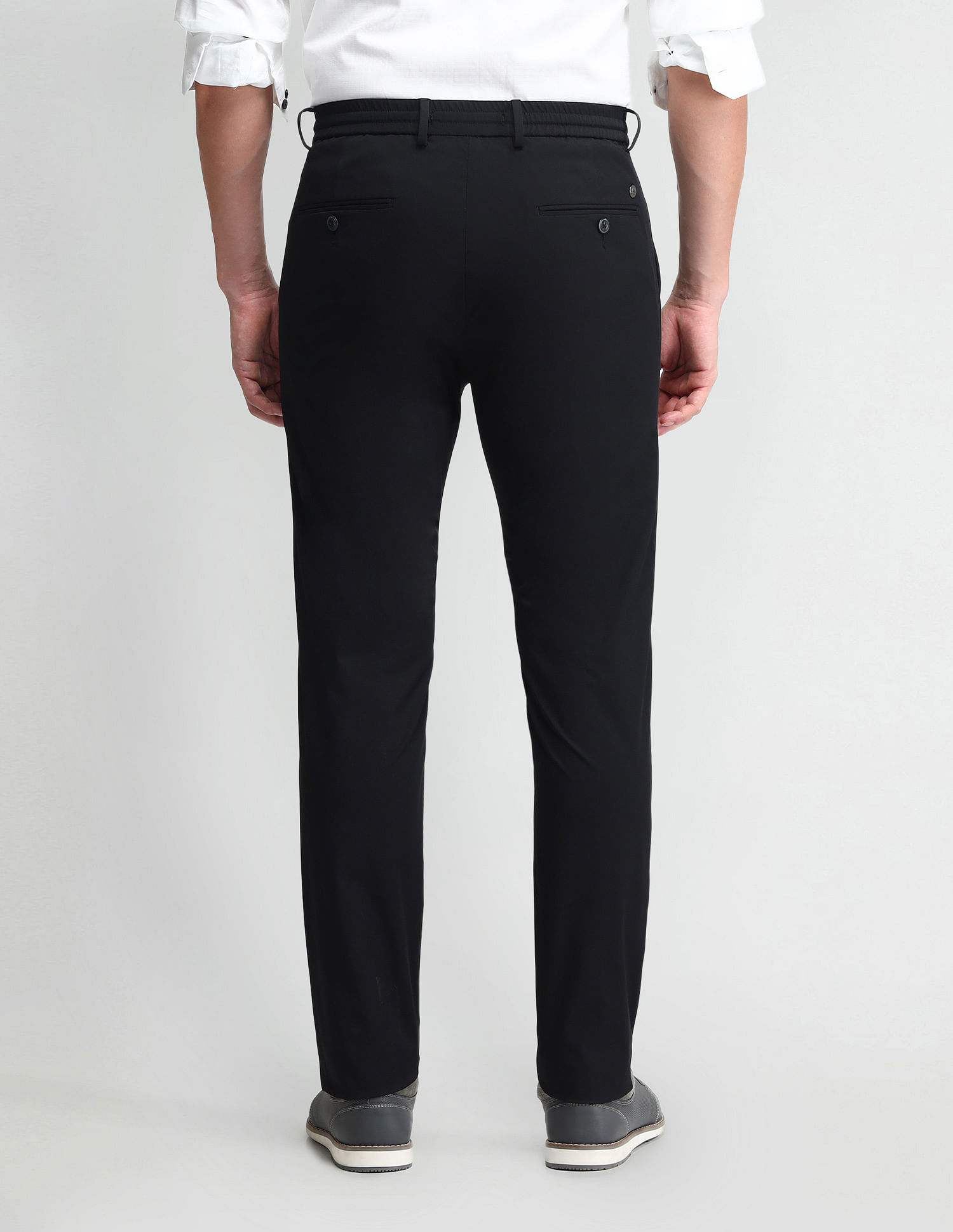 Arrow Newyork Mid Rise Slim Fit Trousers