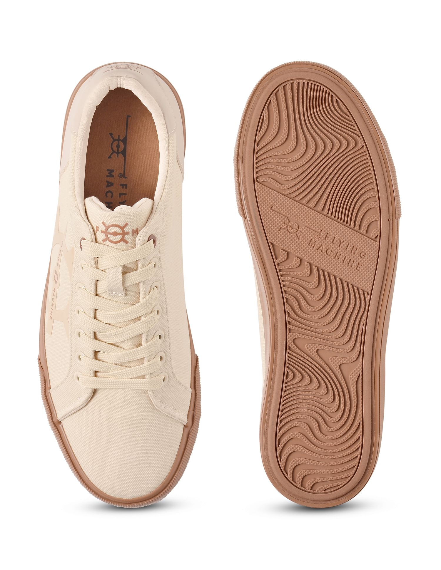 Flying Machine Round Toe Lace Up Dantoni Sneakers