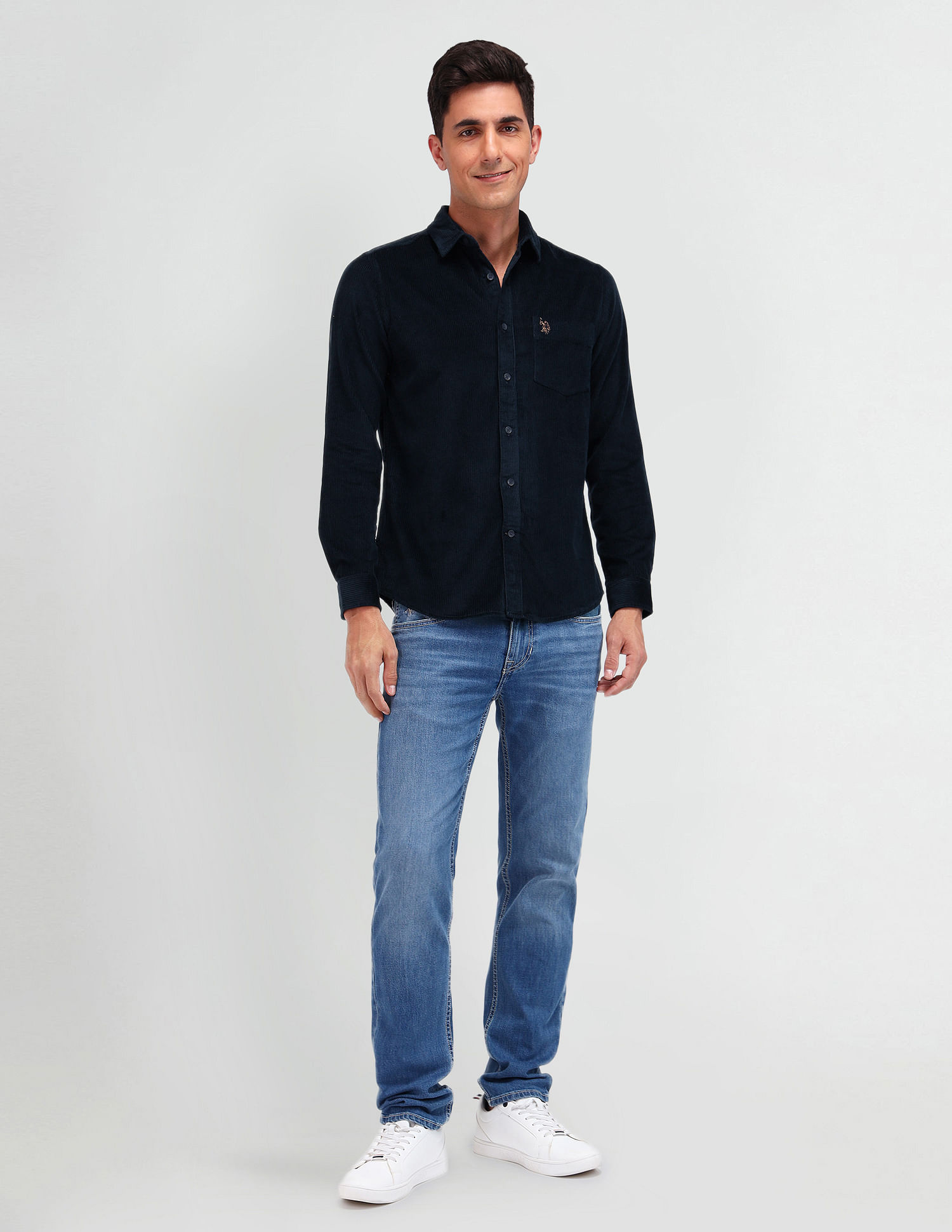 U.S. Polo Assn. Denim Co. Slim Fit Corduroy Shirt