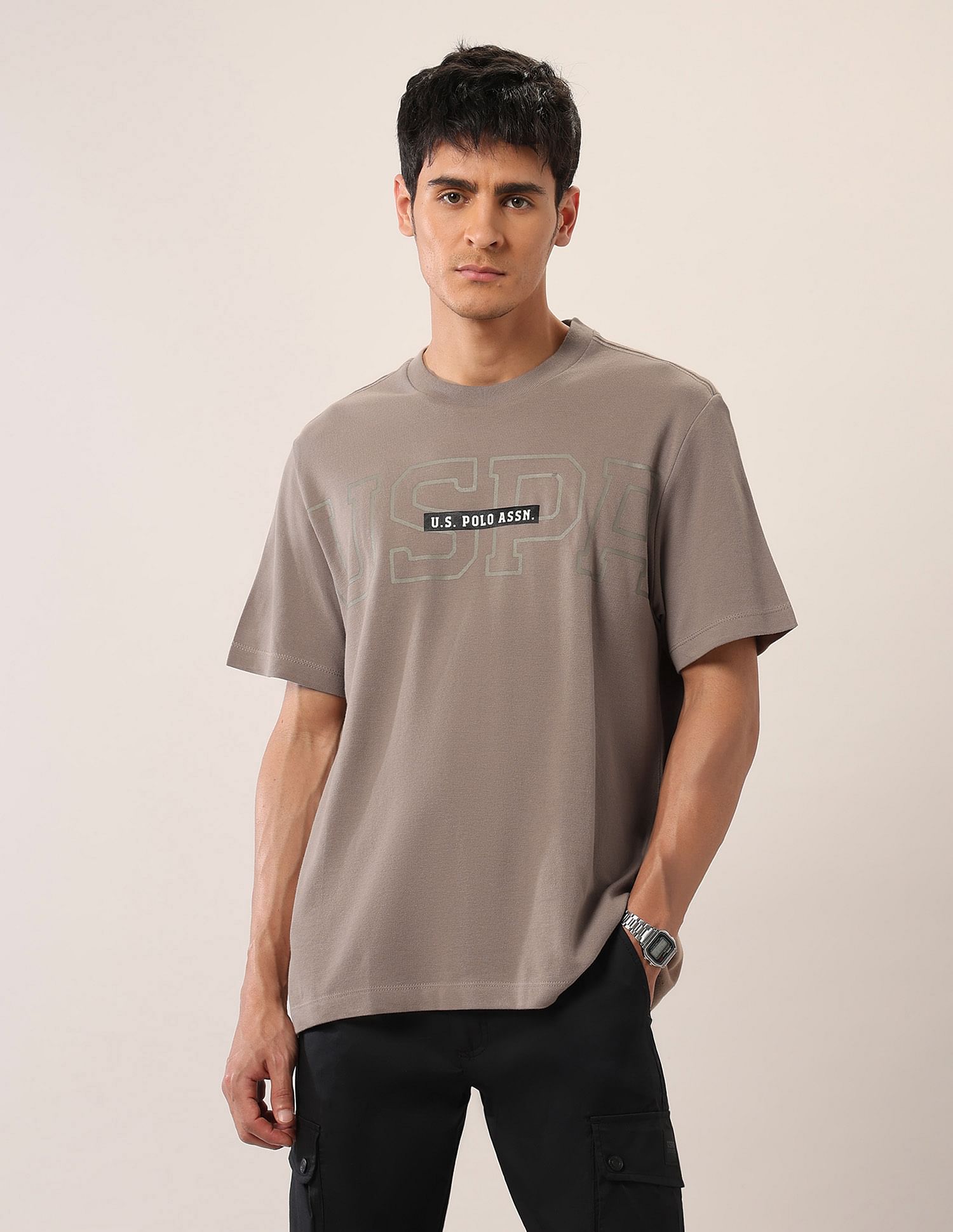 U.S. Polo Assn. Denim Co. Brand Printed Relaxed Fit T-Shirt