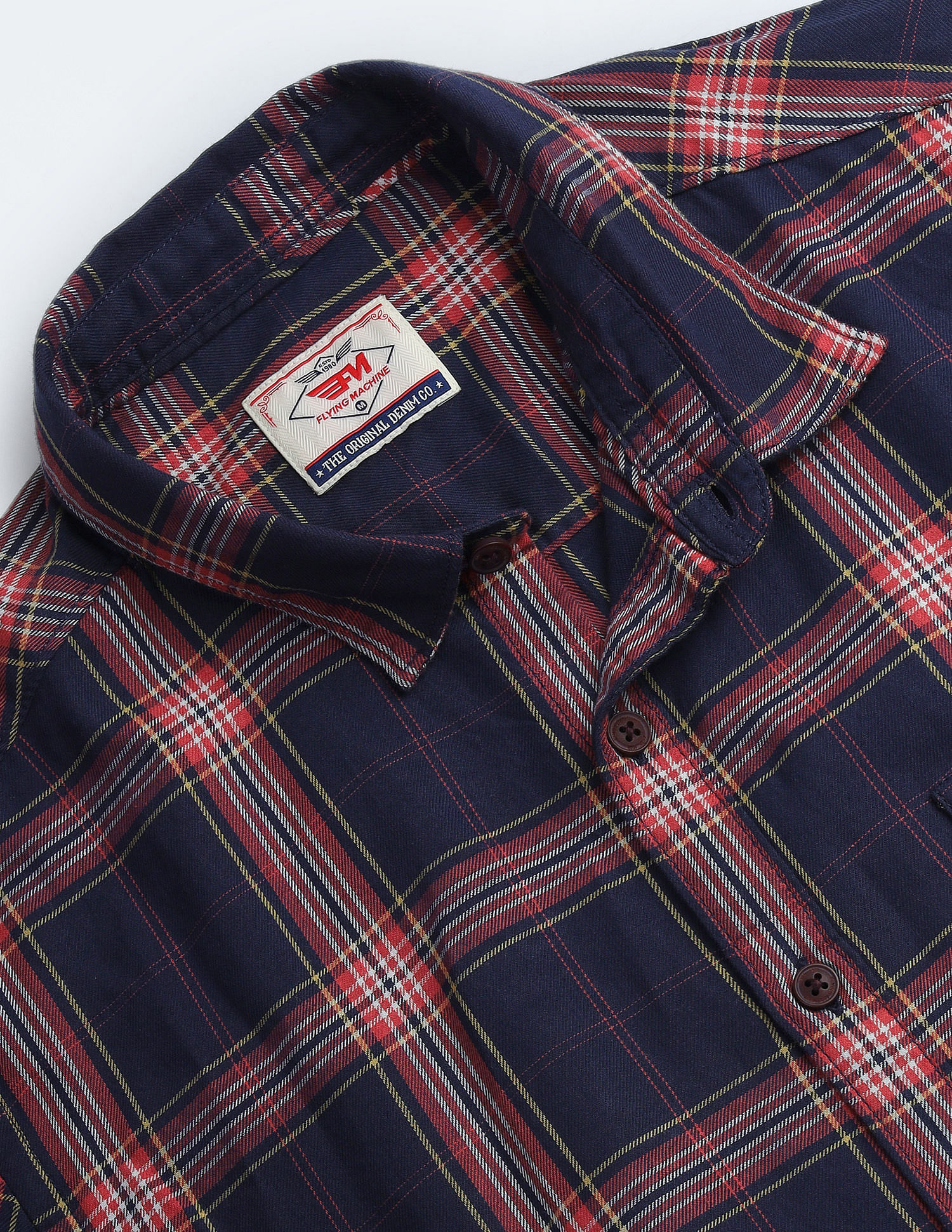 Flying Machine Pure Cotton Check Shirt