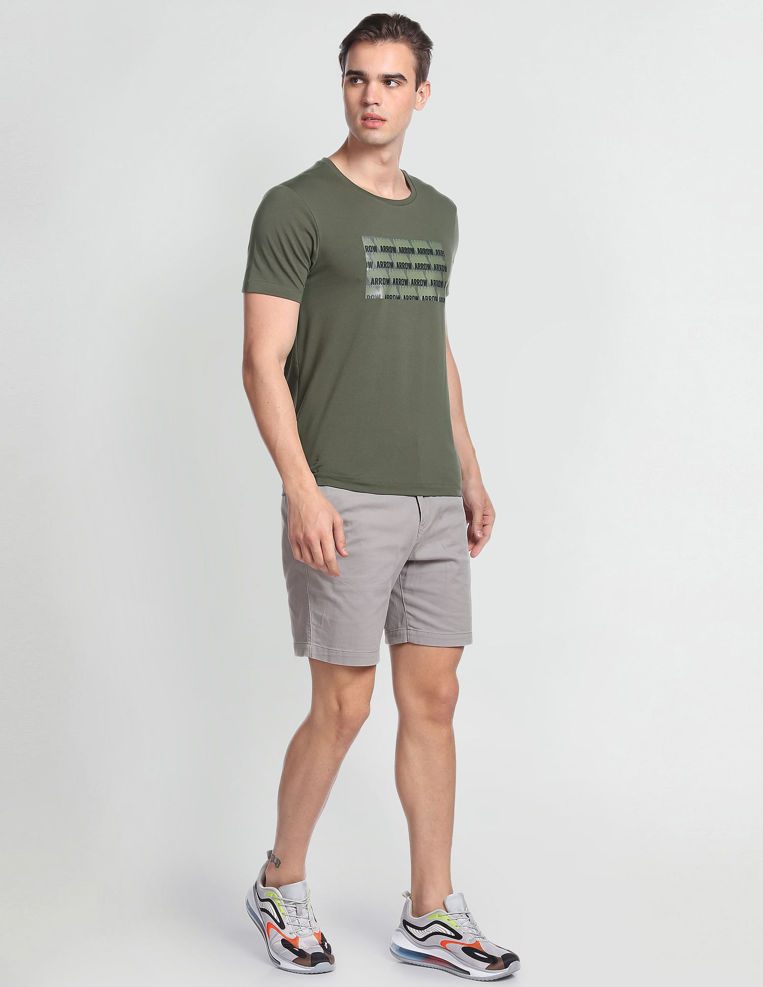 Arrow Newyork Crew Neck Brand Print T-Shirt