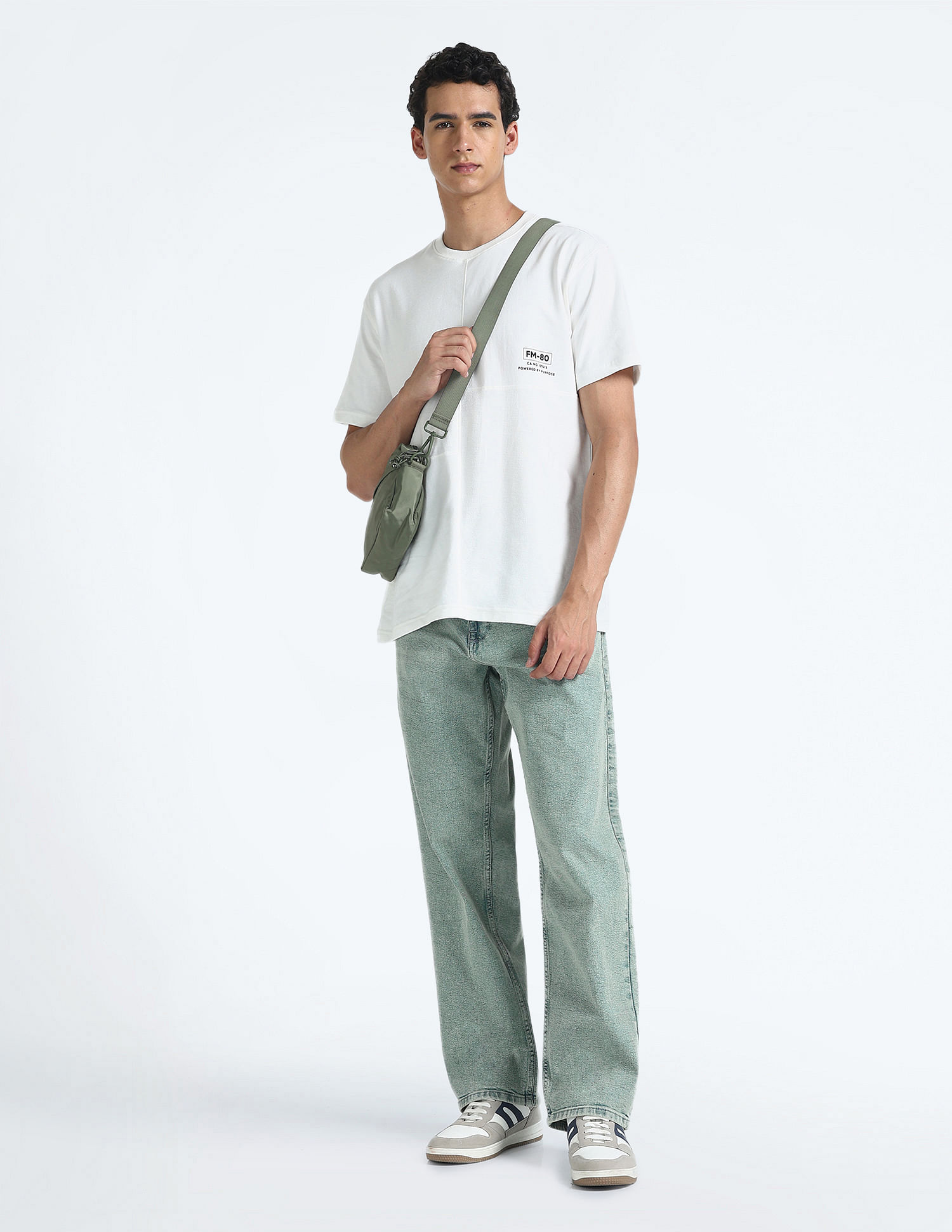 Flying Machine Cobain 90'S Loose Fit Mid Rise Jeans