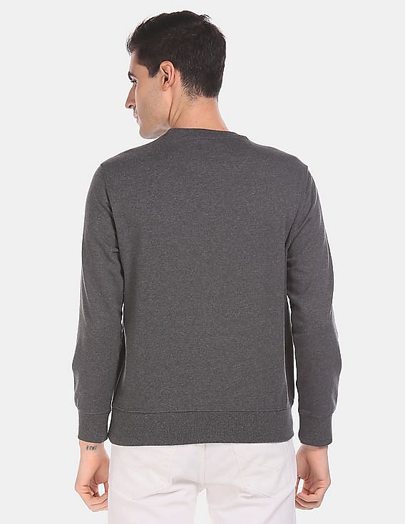 U.S. Polo Assn. Crew Neck Heathered Sweatshirt