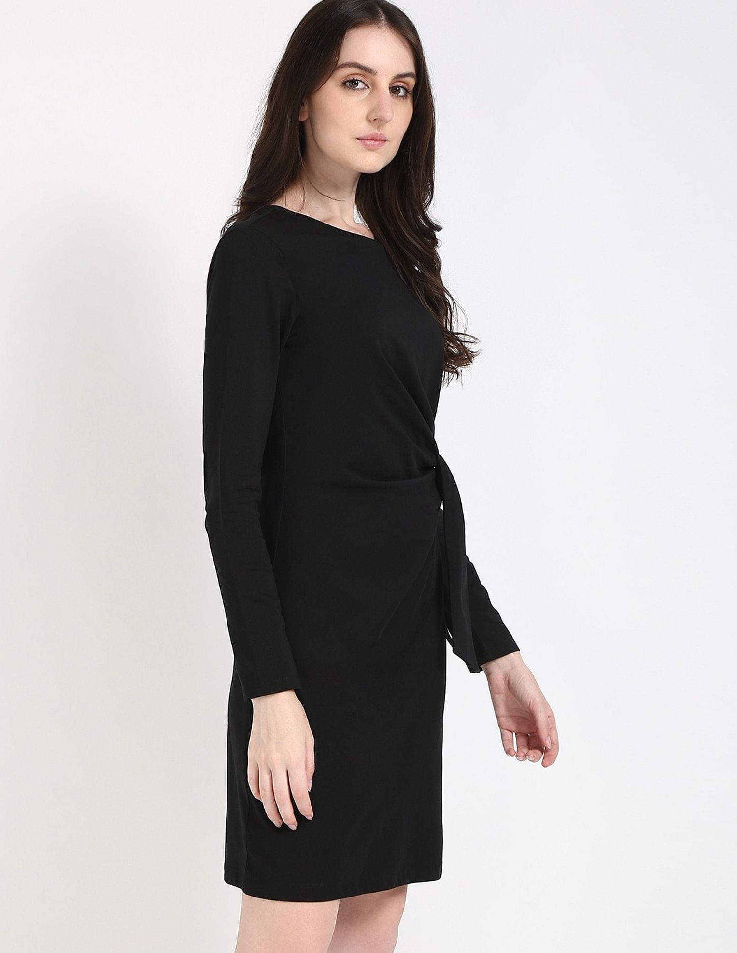 Tommy Hilfiger Cotton Round Neck Sheath Dress