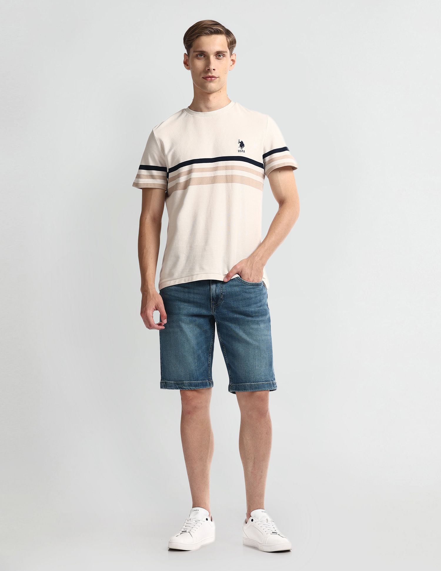 U.S. Polo Assn. Denim Co. Comfort Slim Fit Denim Shorts