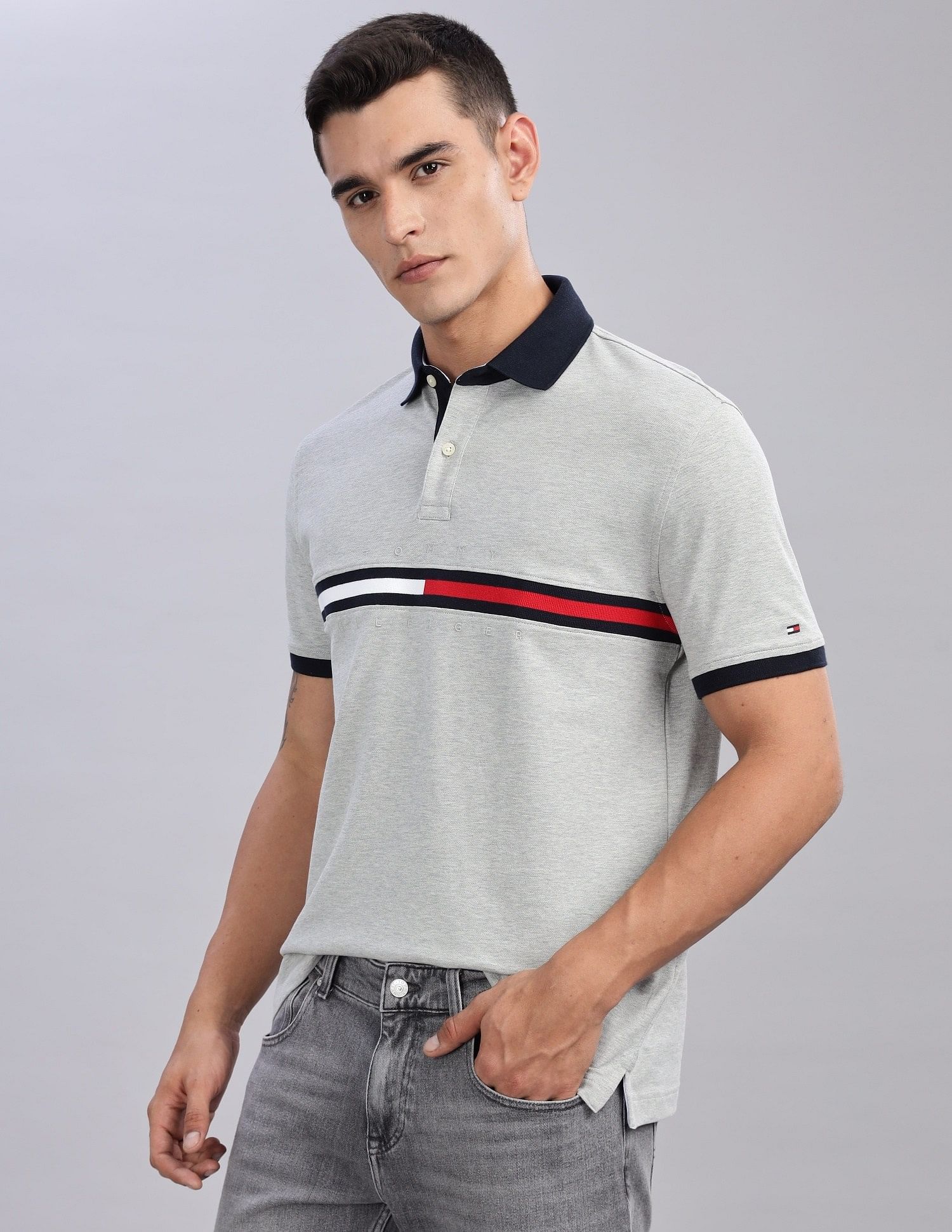 Tommy Hilfiger Printed Regular-Fit Cotton Polo Shirts