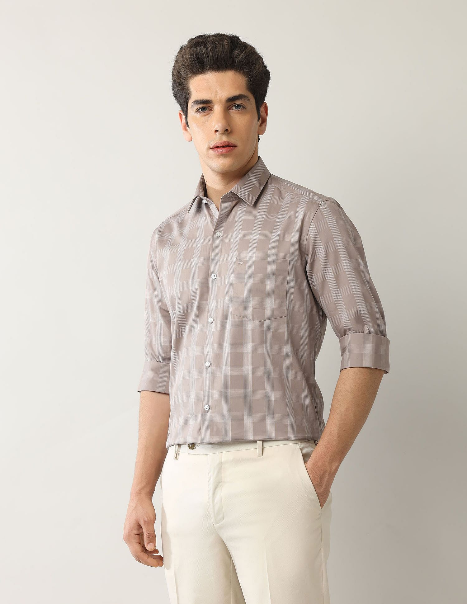 Arrow Geometric Printed Dobby Shirt