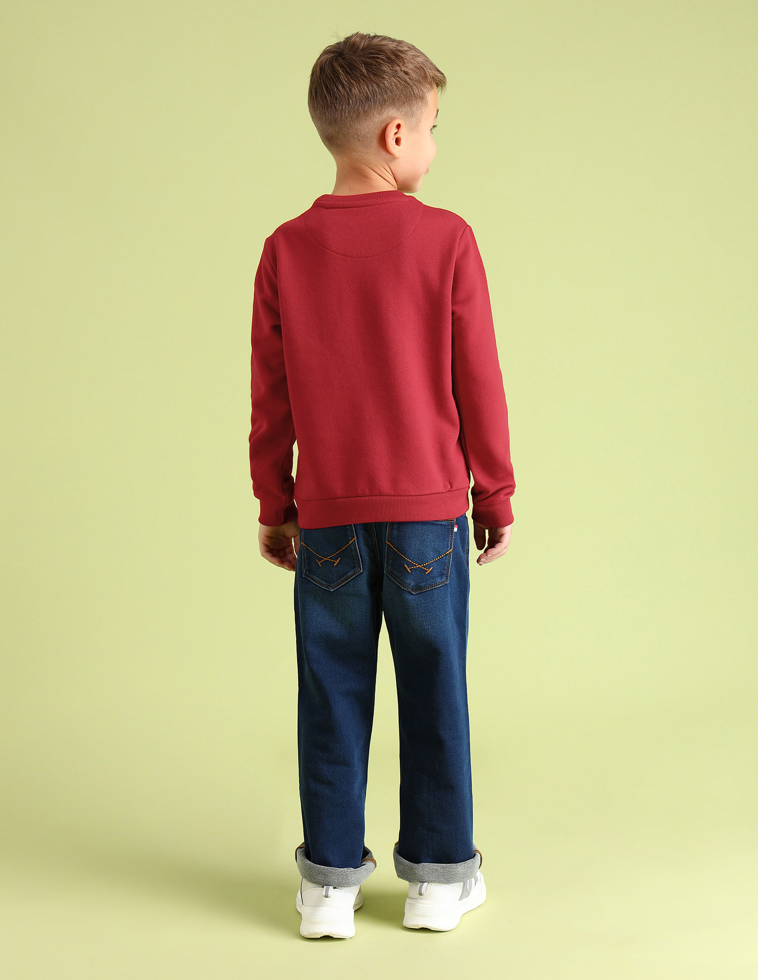 U.S. Polo Assn. Kids Boys Brand Regular Fit Sweatshirt
