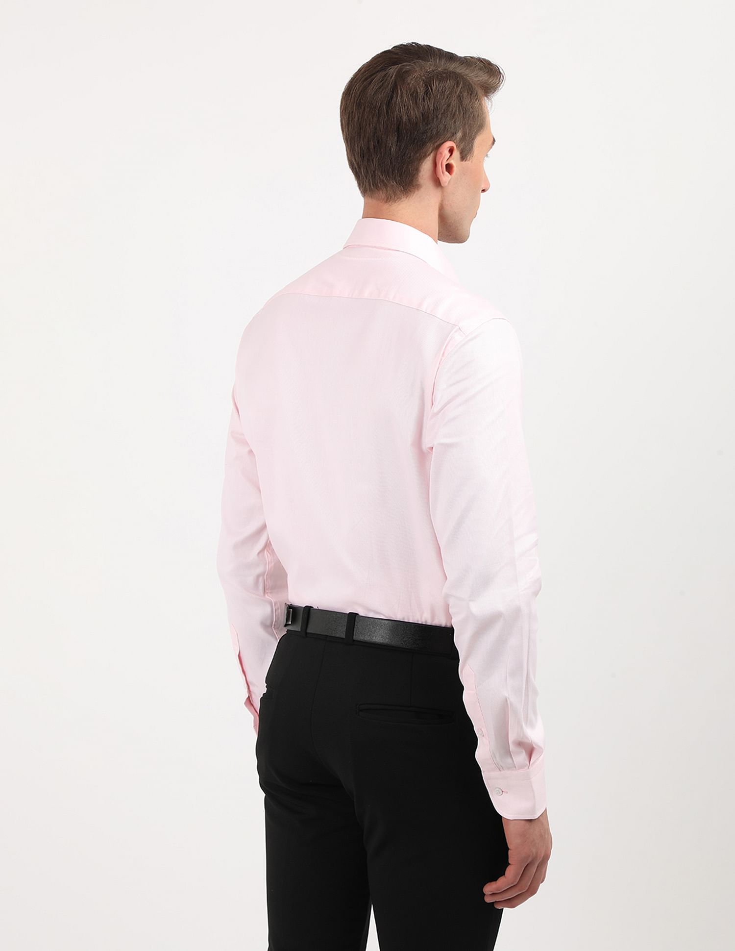 Tommy Hilfiger Solid Engineered Regular Shirt