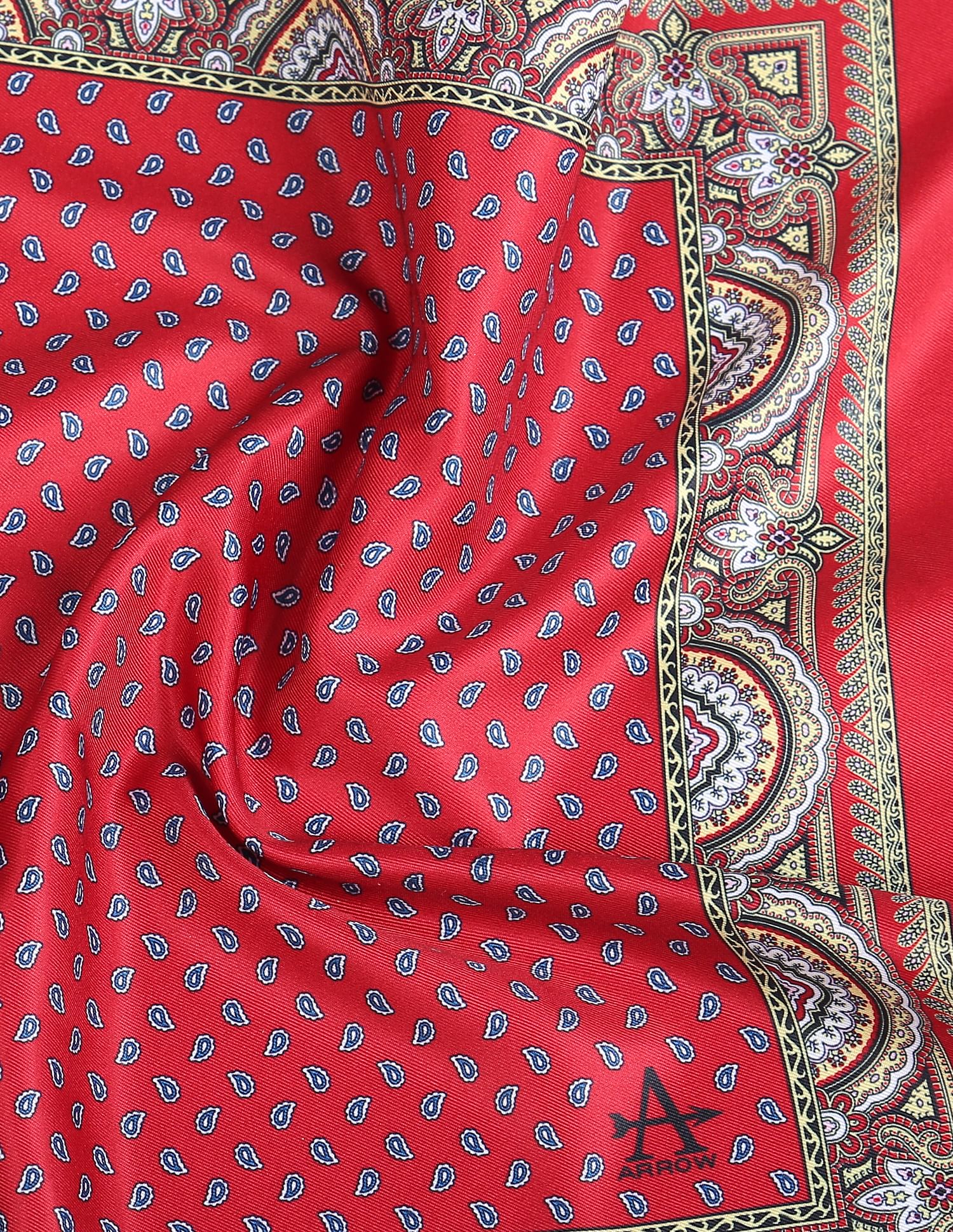 Arrow All Over Motif Print Pocket Square