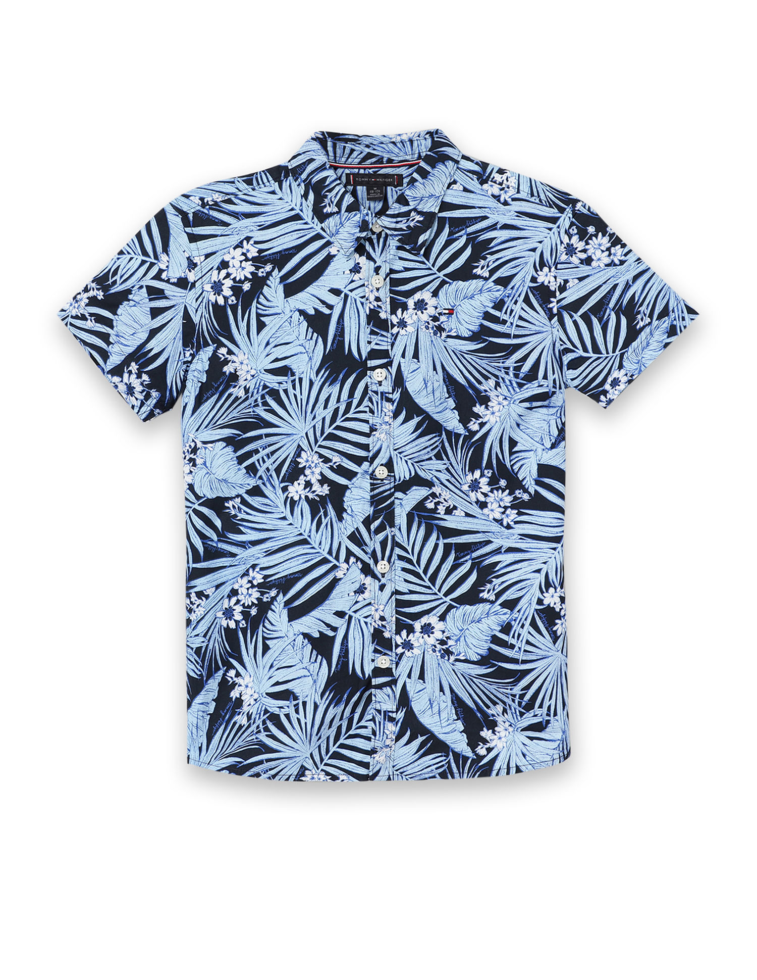 Tommy Hilfiger Kids Boys Hawaiian Print Shirt