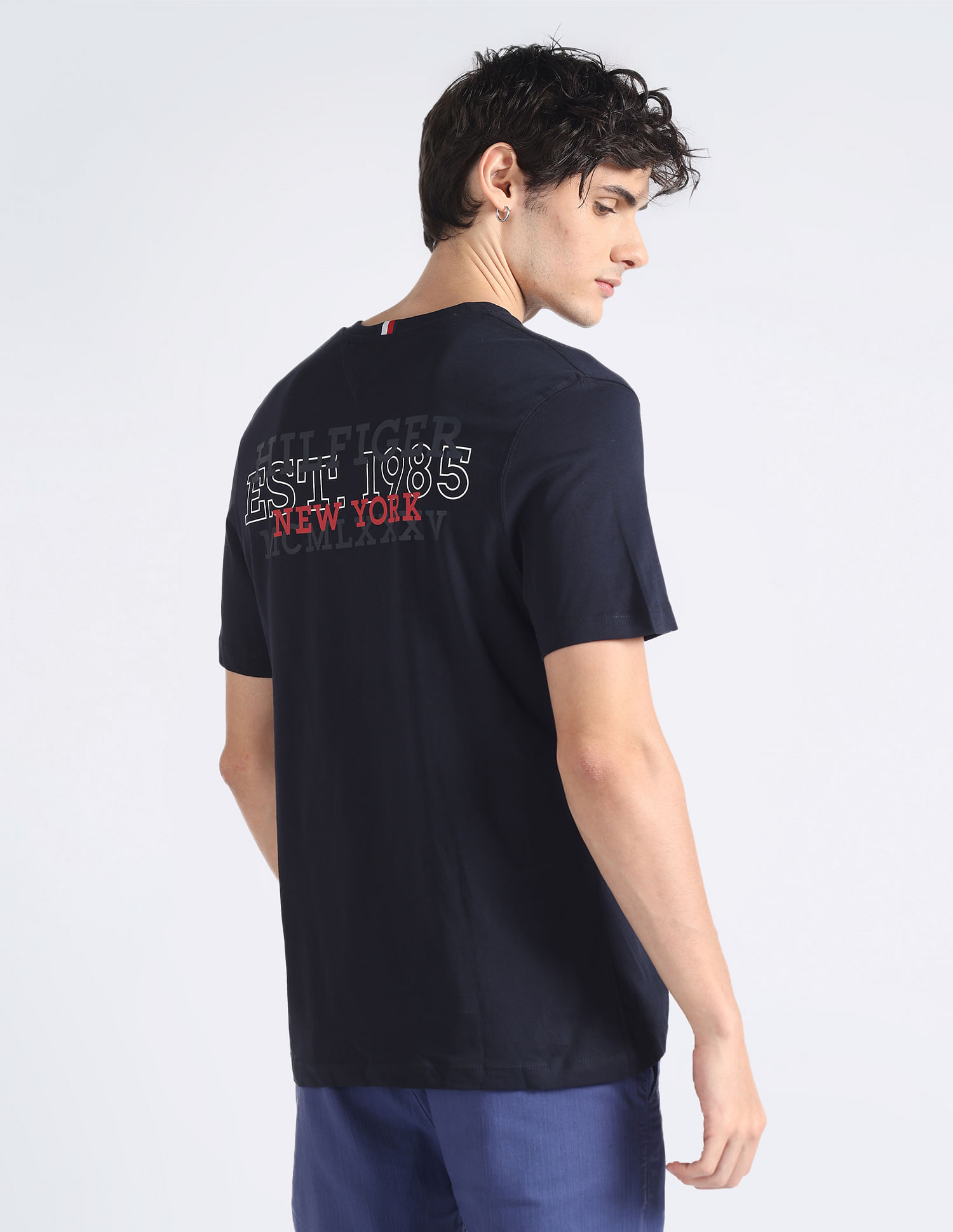 Tommy Hilfiger Solid Transitional Cotton T-Shirt