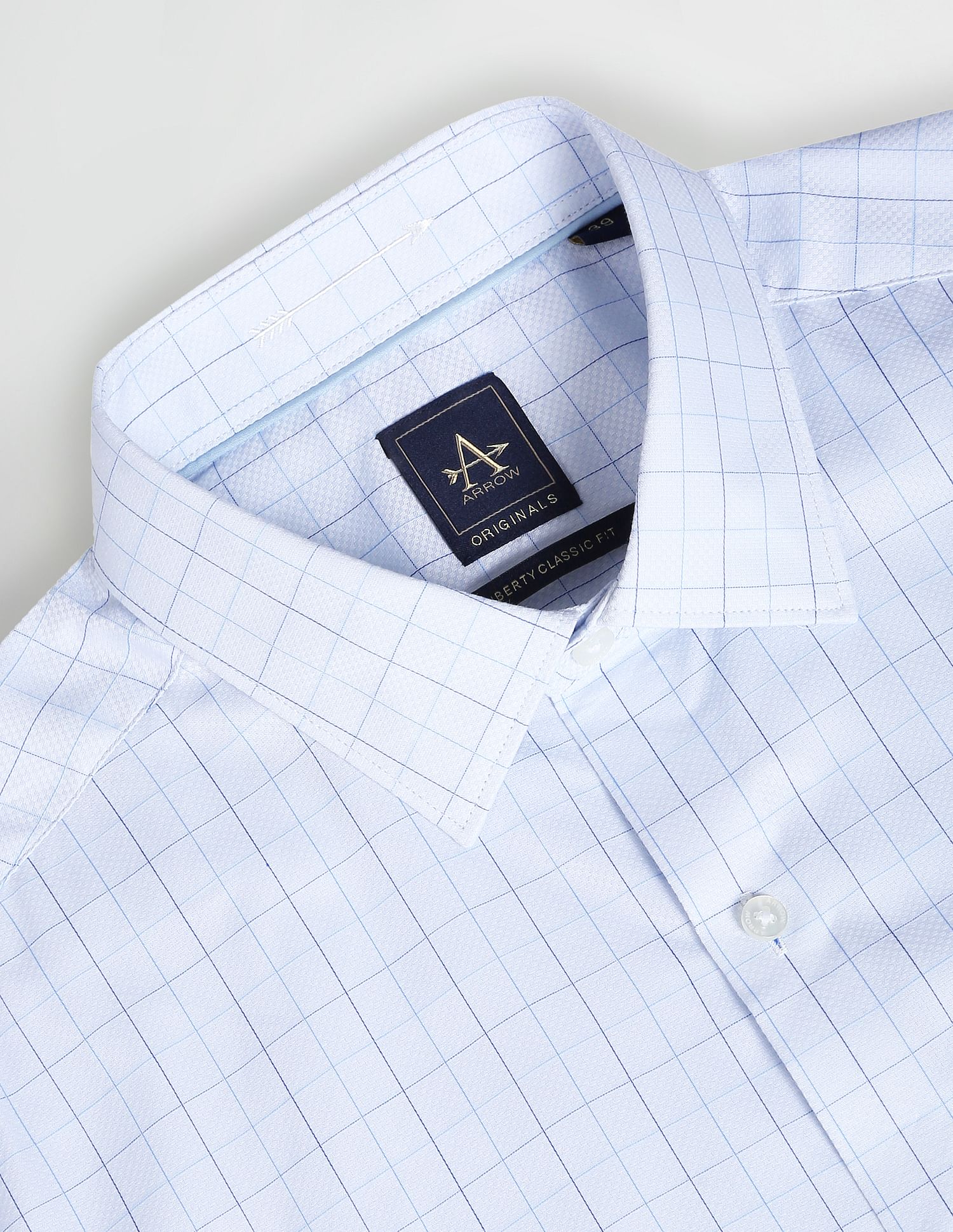 Arrow Graph Check Dobby Shirt
