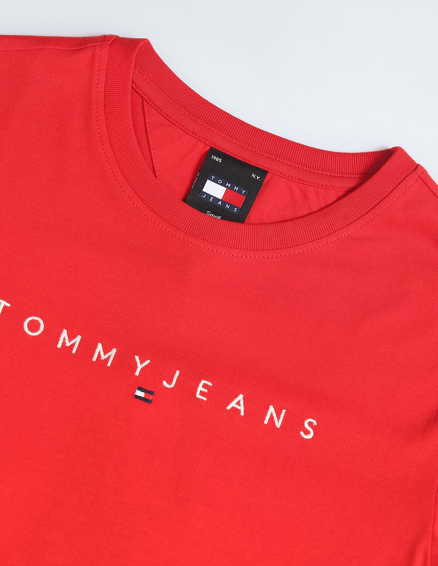 Tommy Hilfiger Tommy Jeans Serif Linear T-Shirt White - Acquista A