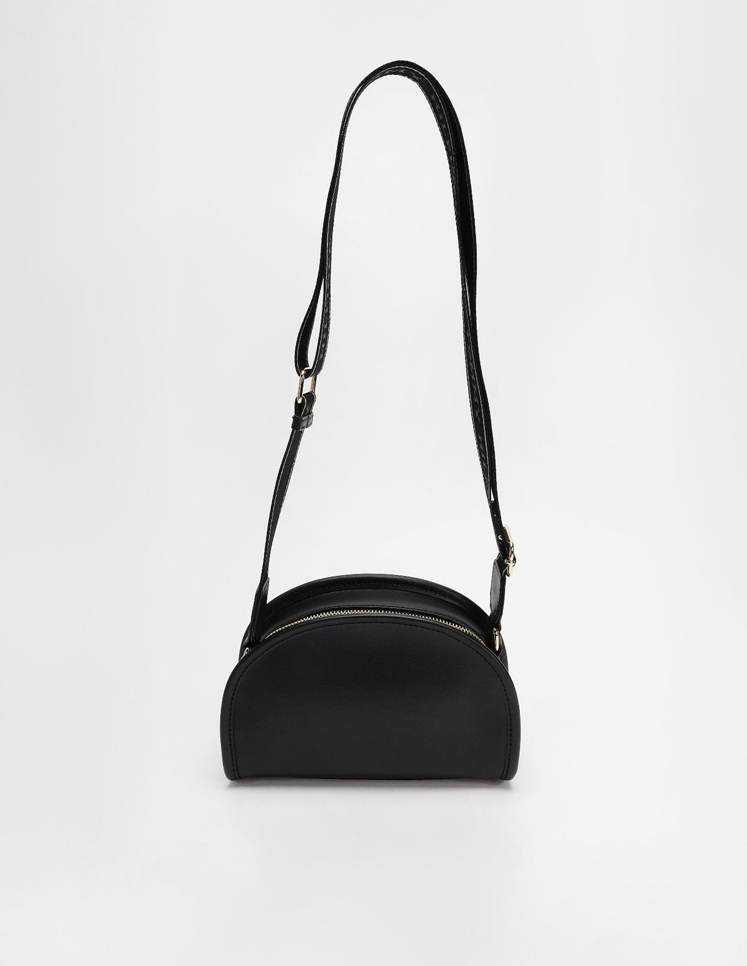 Tommy Hilfiger Solid Black PU Bag