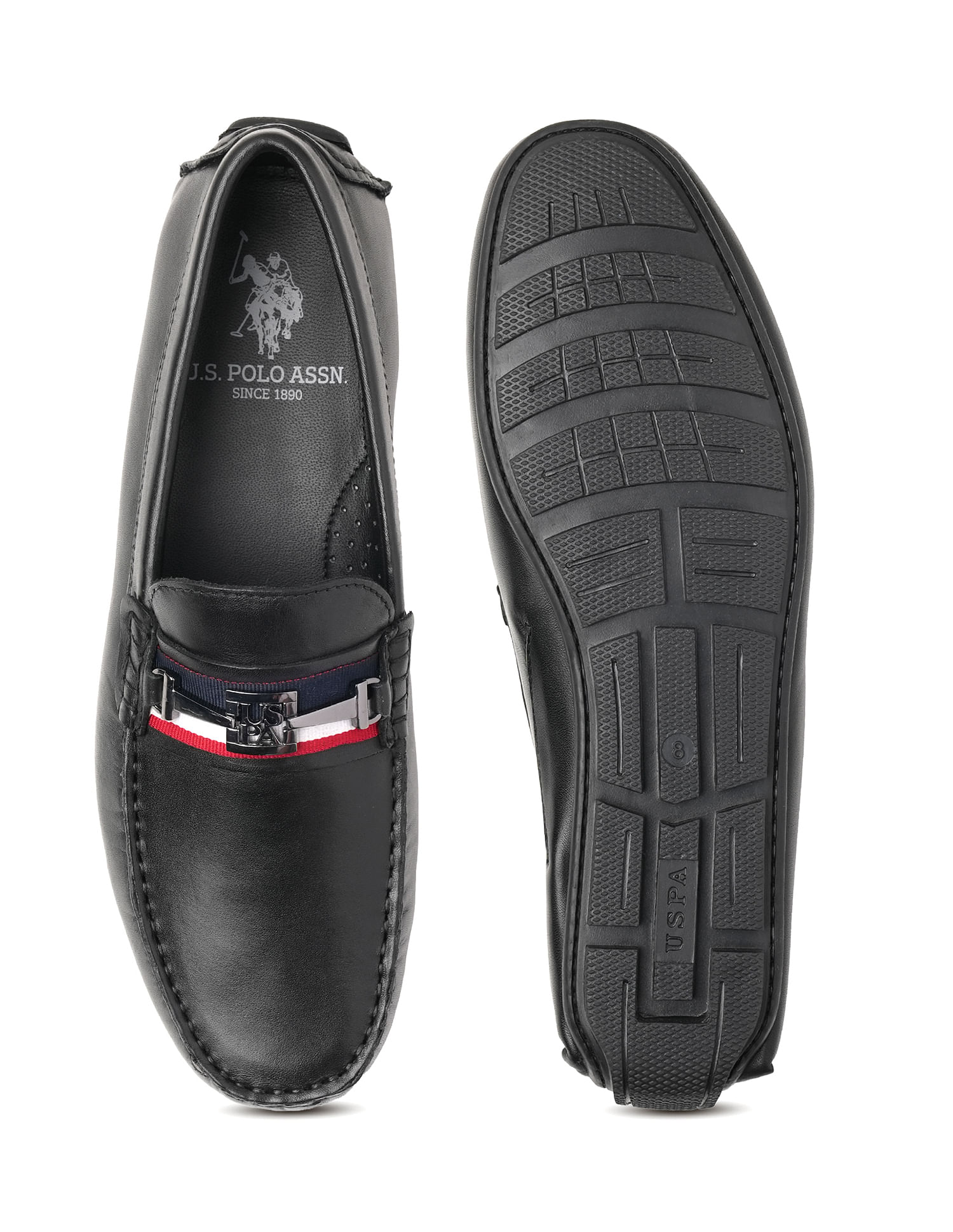 U.S. Polo Assn. Metallic Logo Patra Slip-Ons Loafers