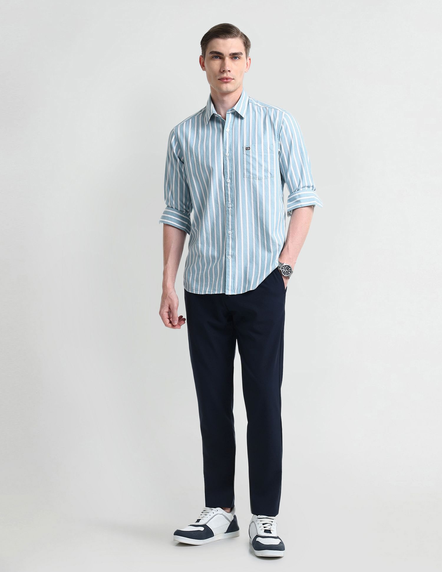 Arrow Sport Slim Fit Cotton Shirt