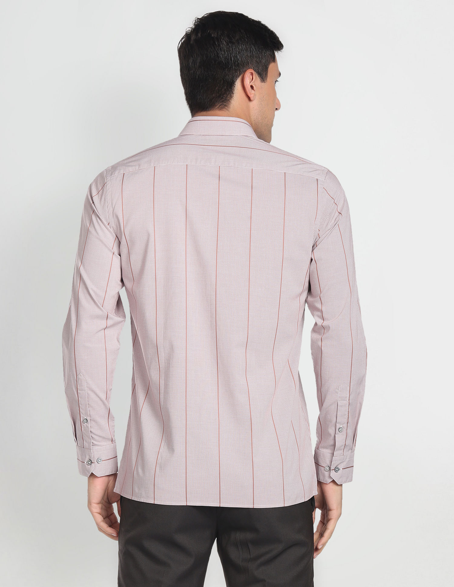 Arrow Vertical Stripe Cotton Formal Shirt