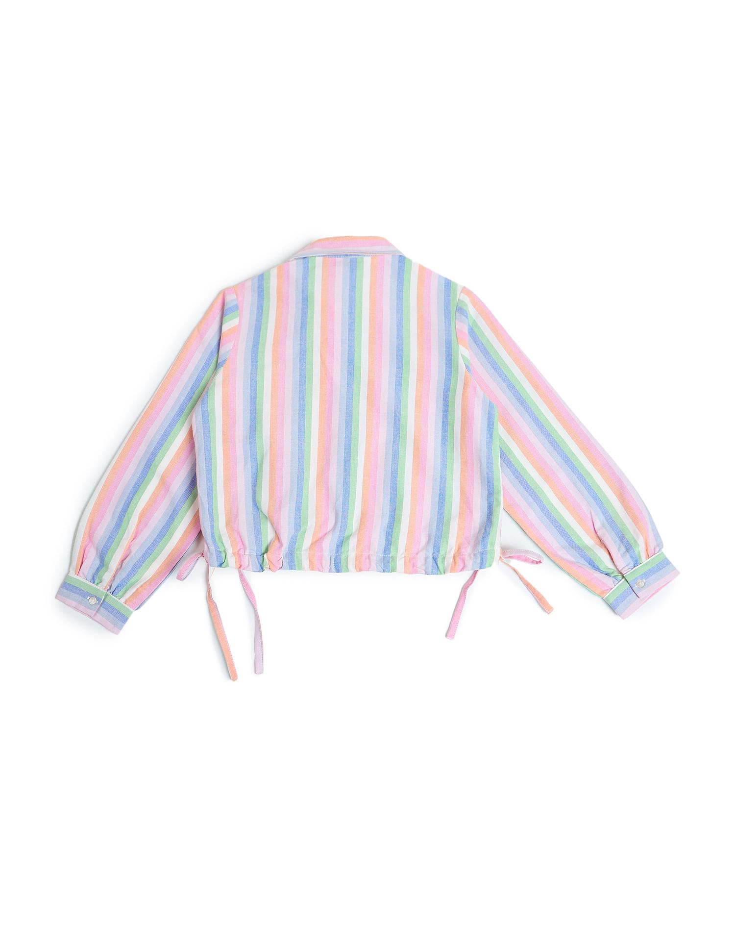 U.S. Polo Assn. Kids Girls Candy Striped Top