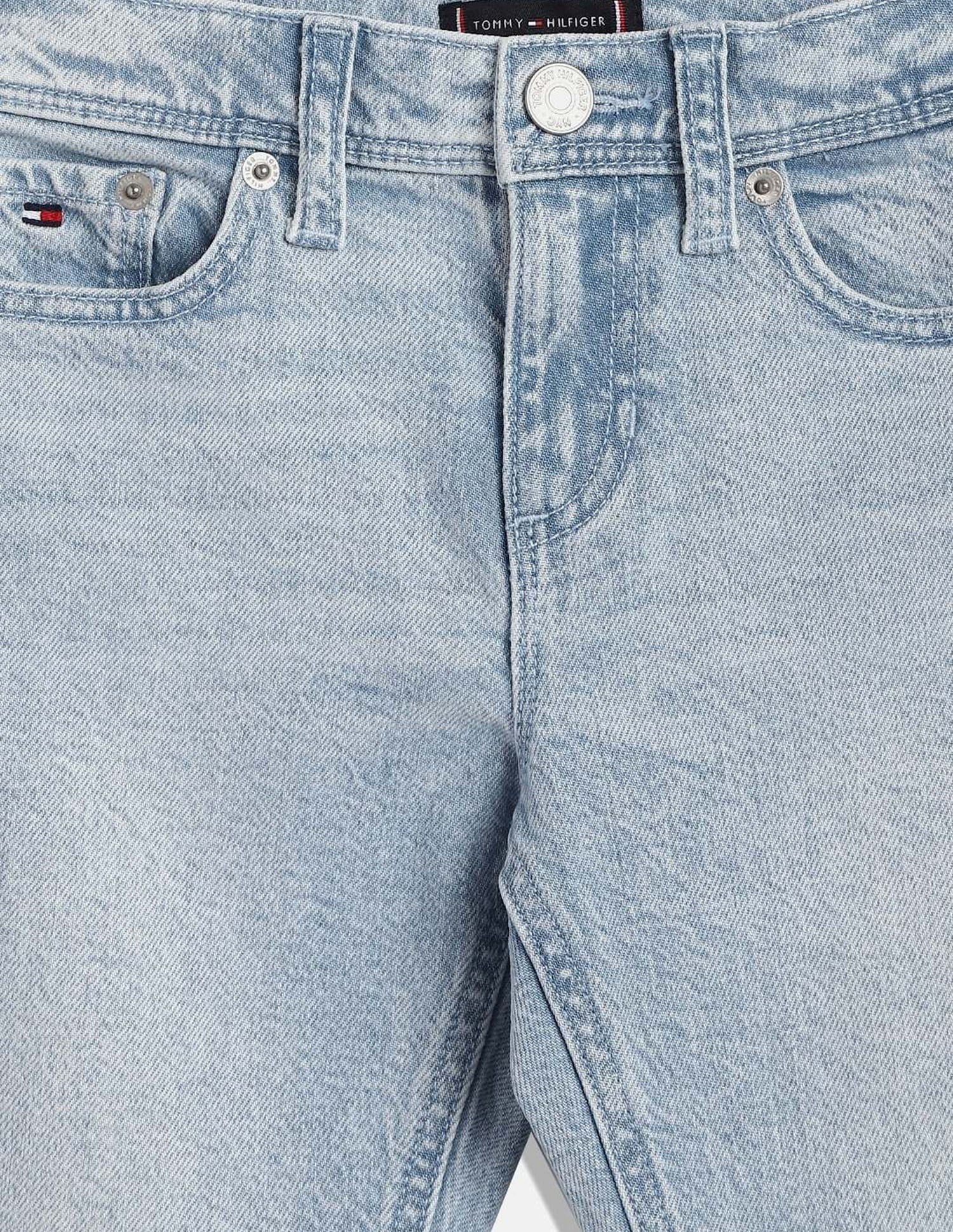 Tommy Hilfiger Kids Boys Solid Regular-Fit Cotton Jeans