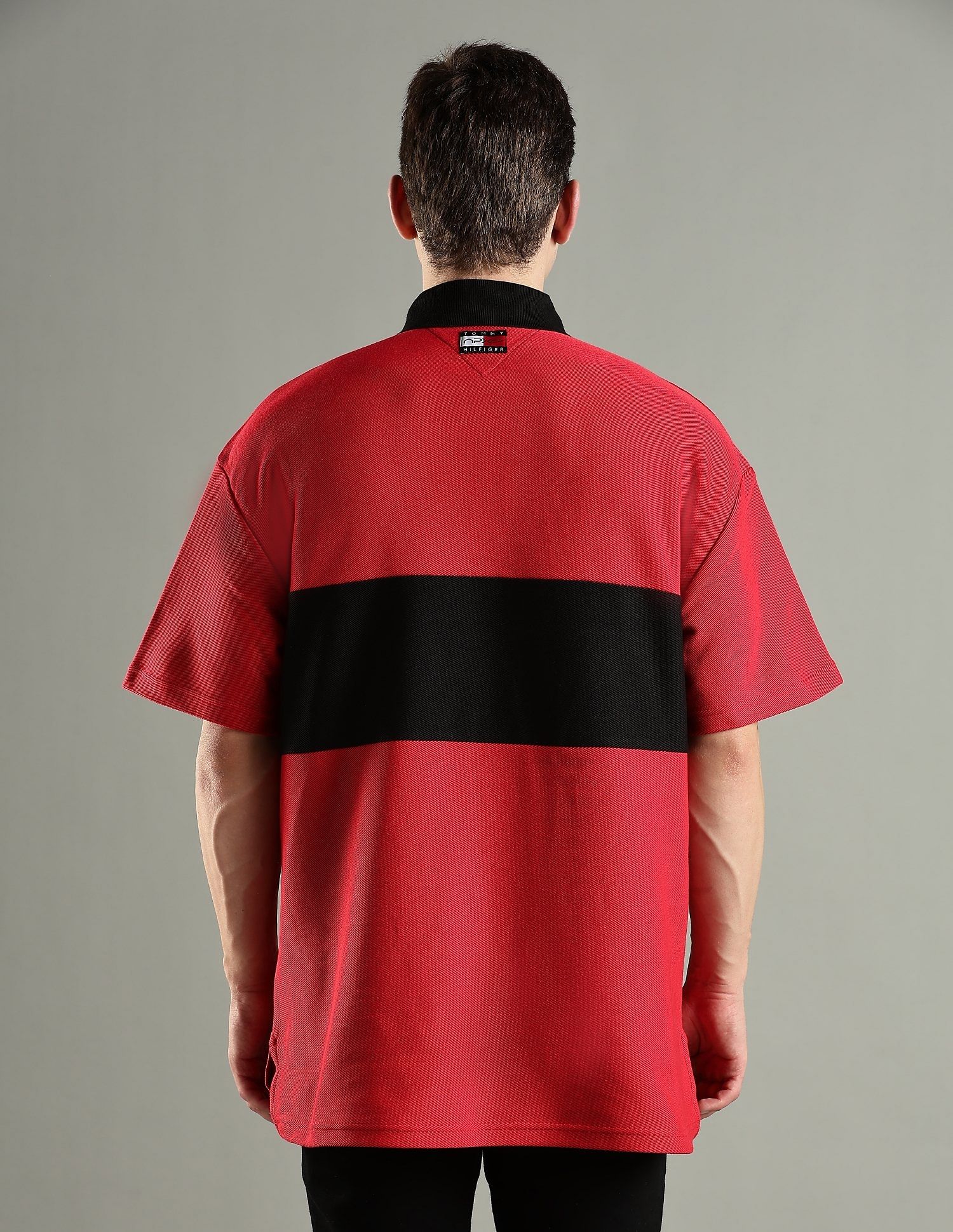Tommy Hilfiger Embroidered Relaxed-Fit Cotton Polo T-Shirt