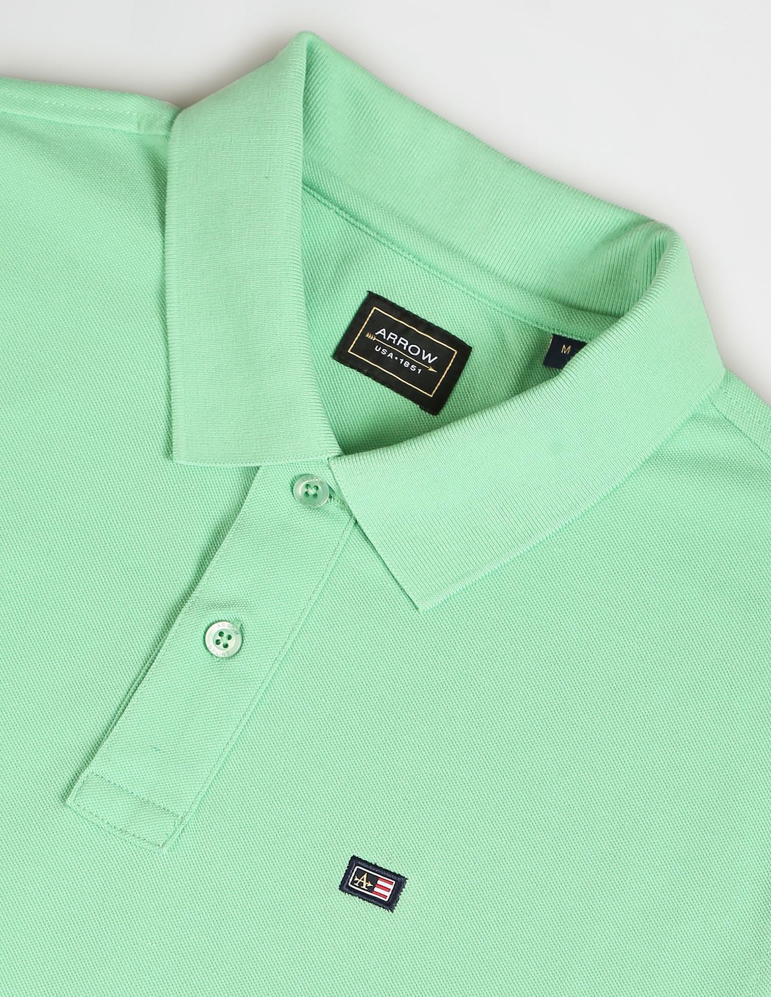 Arrow Sport Solid Pique Polo Shirt