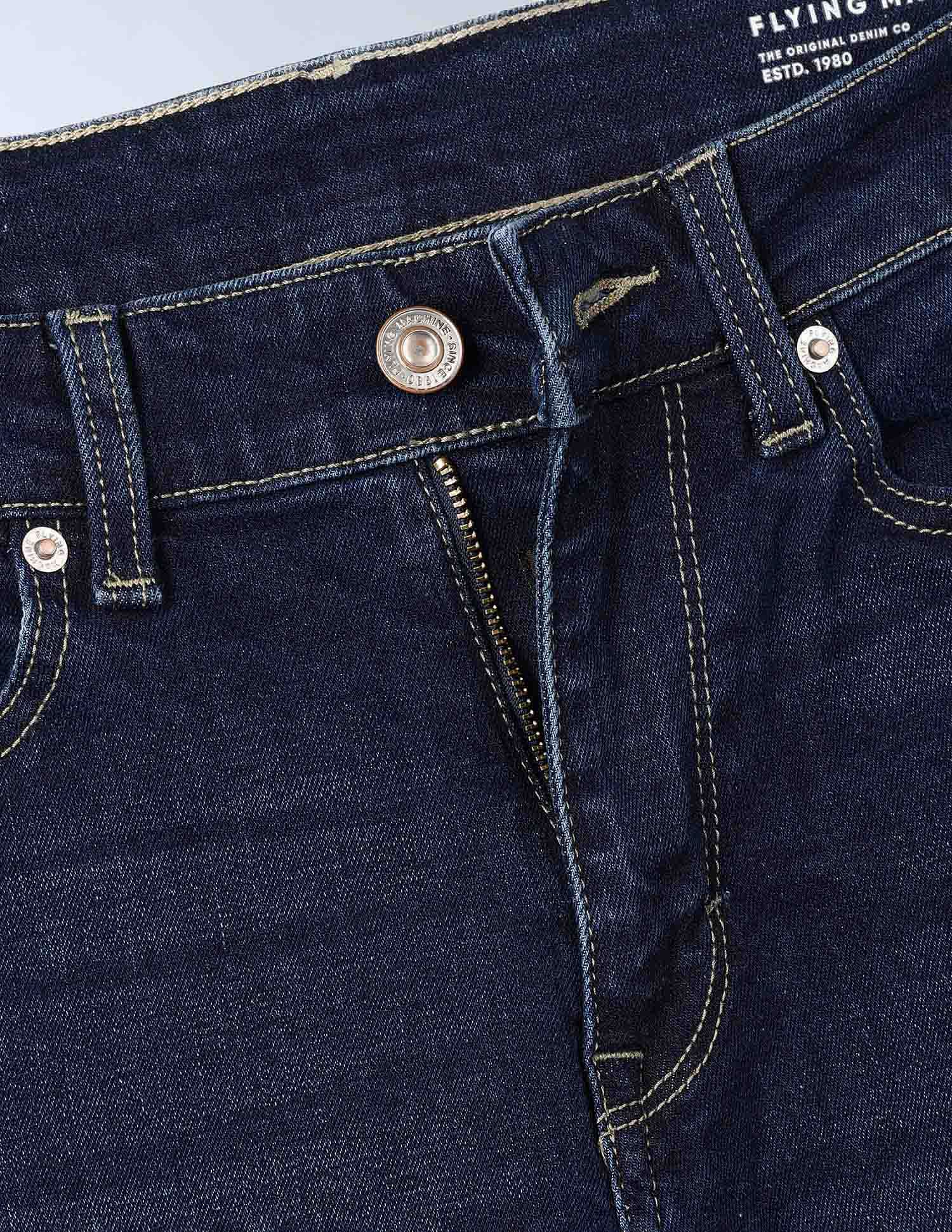 Flying Machine Freddie Slim Straight Fit Light Washed Jeans