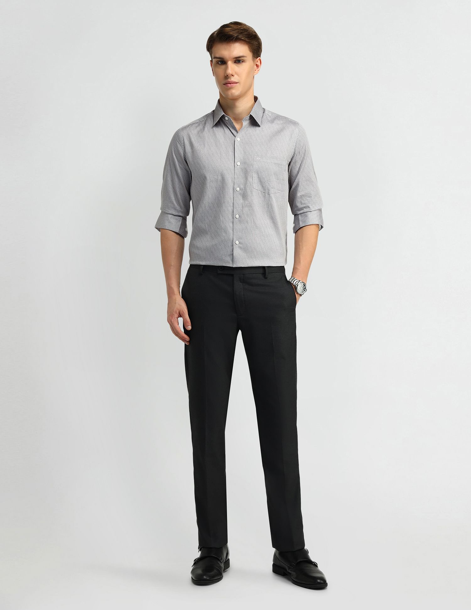Arrow Manhattan Slim Cotton Shirt