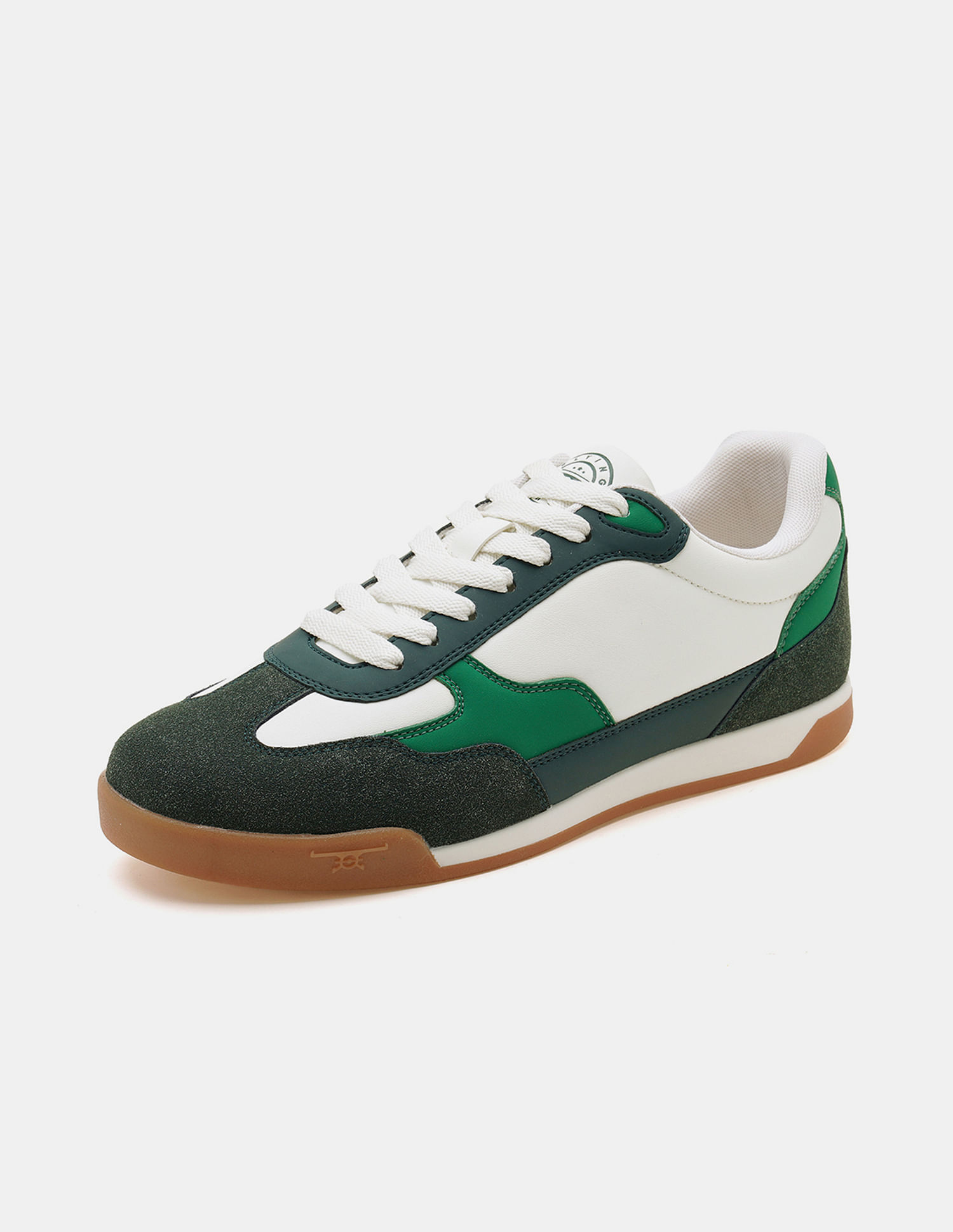 Flying Machine Men Hudson Colorblocked Suede Sneakers