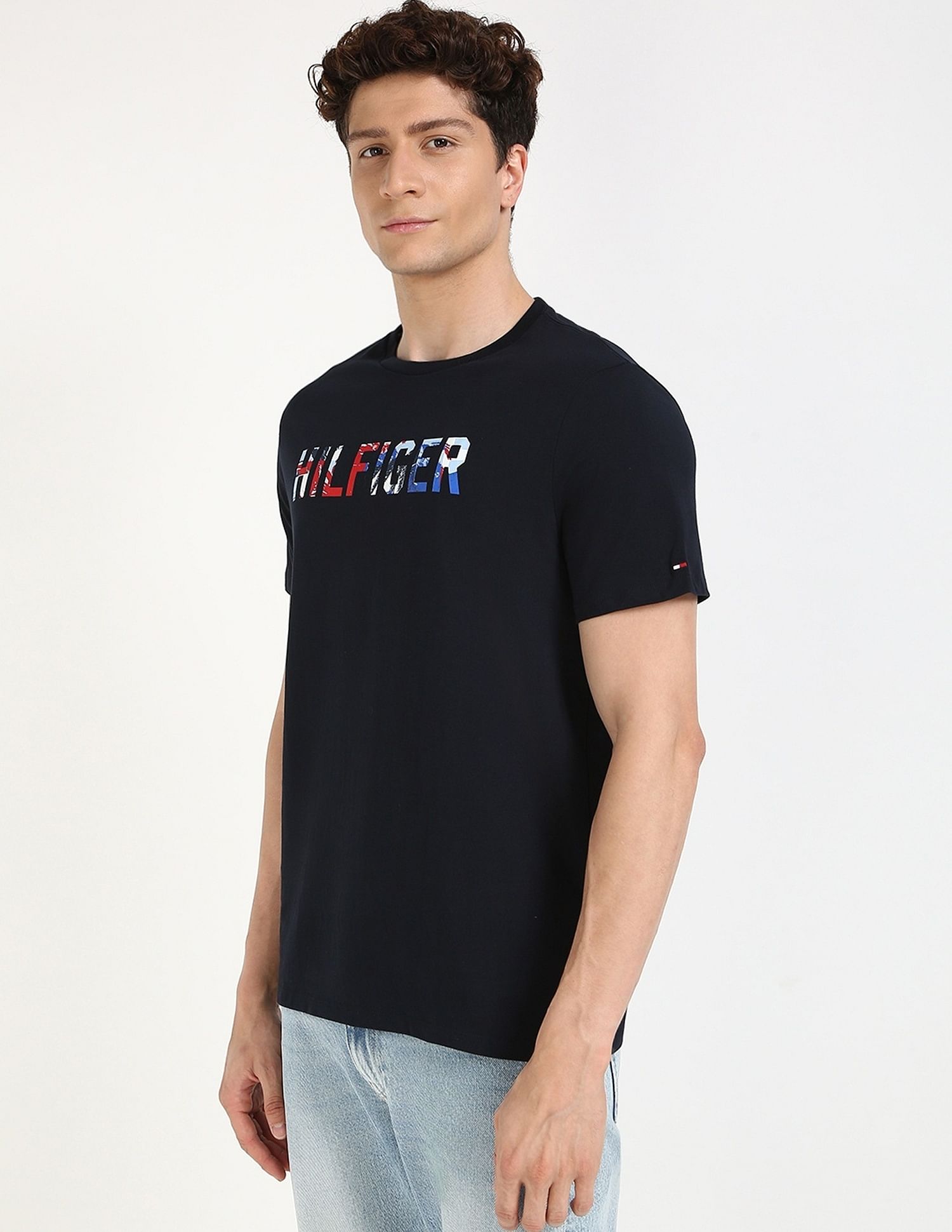 Tommy Hilfiger Logo Regular-Fit Cotton T-Shirt