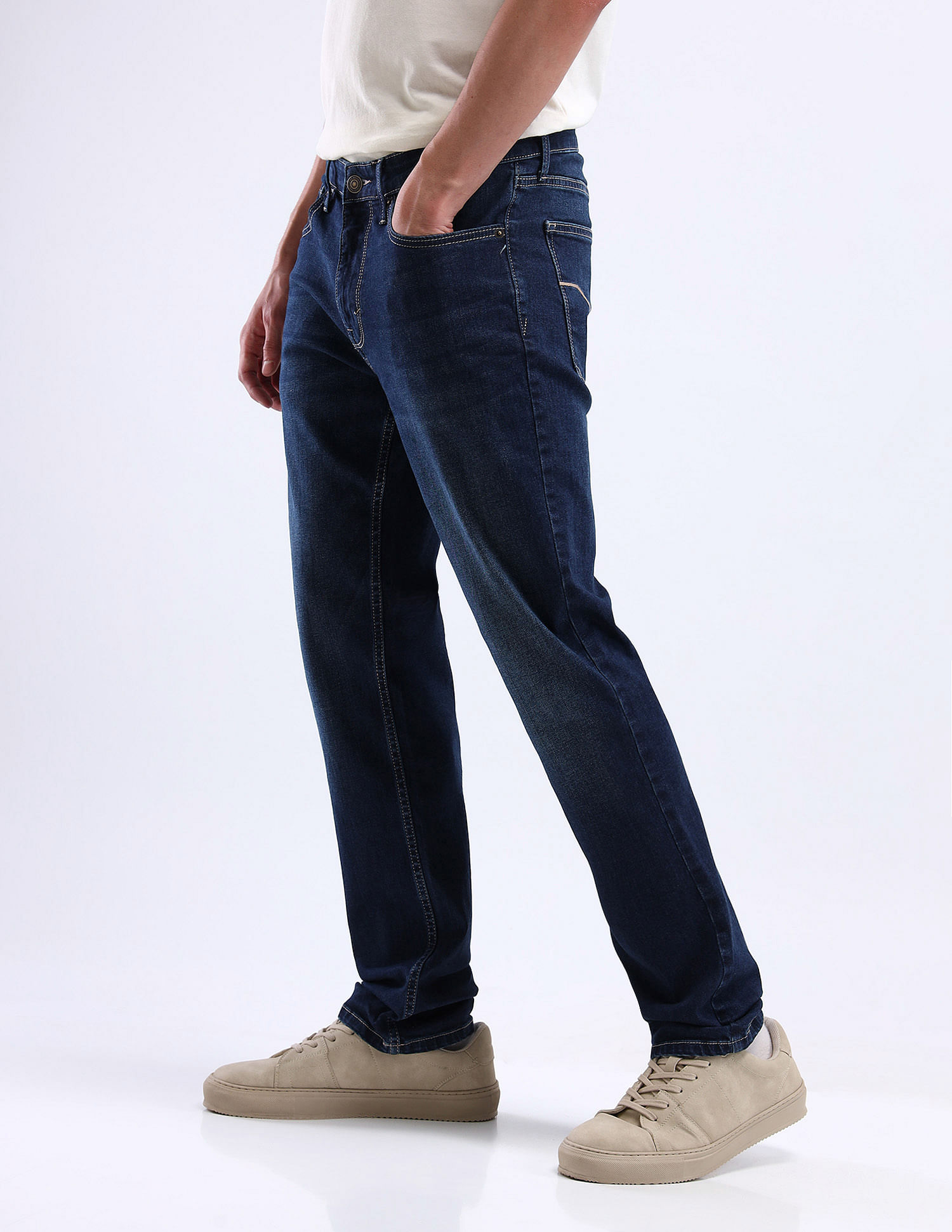 Flying Machine Freddie Slim Straight Fit Jeans
