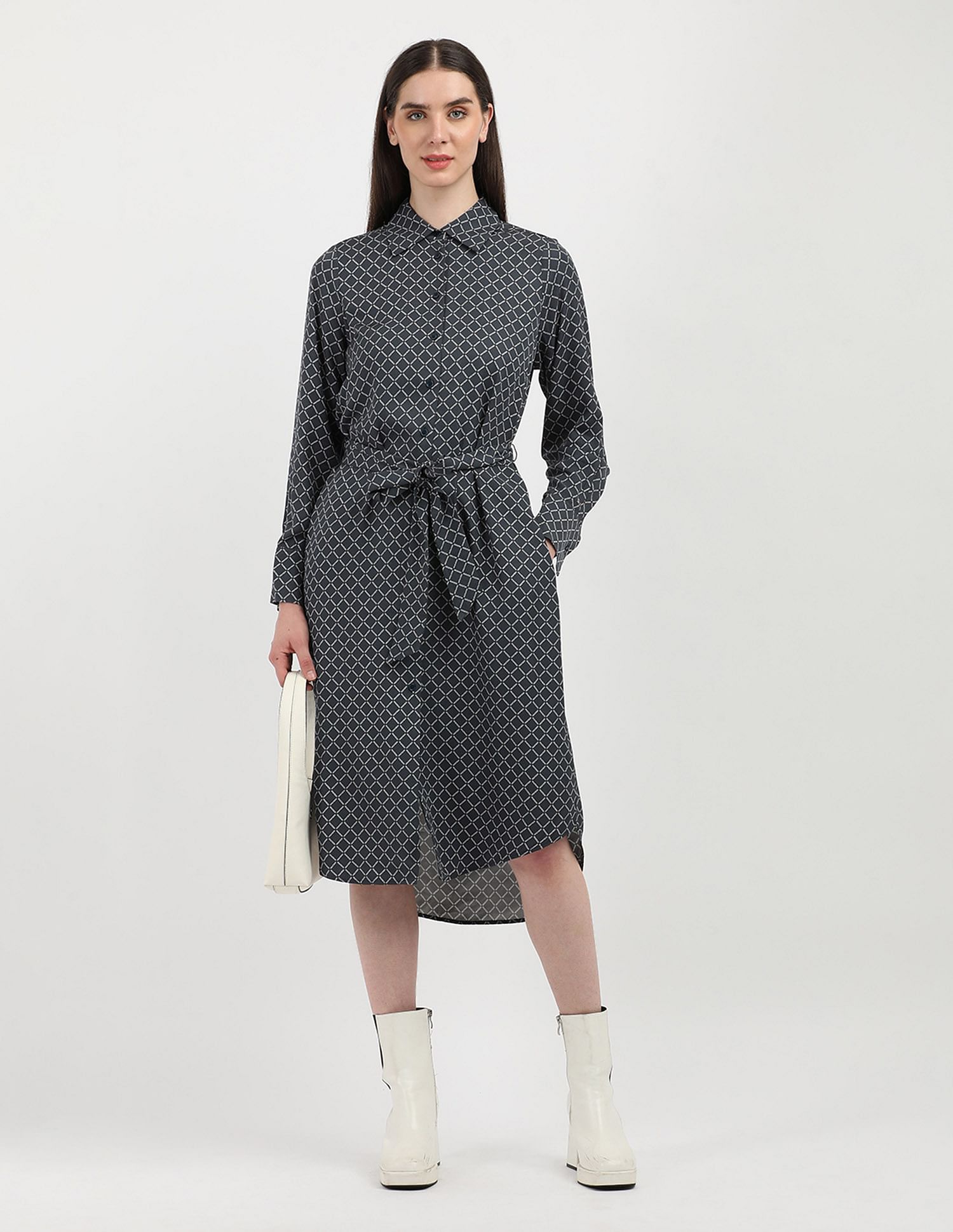 Tommy Hilfiger Diamond Monotype shirt Dress