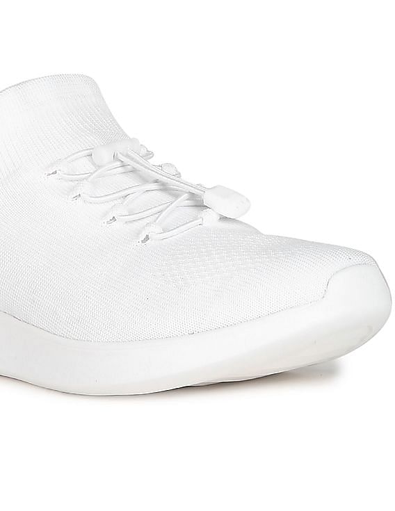 Flying Machine Men Lace Up Panel Knit Shaw 2.0 Sneakers